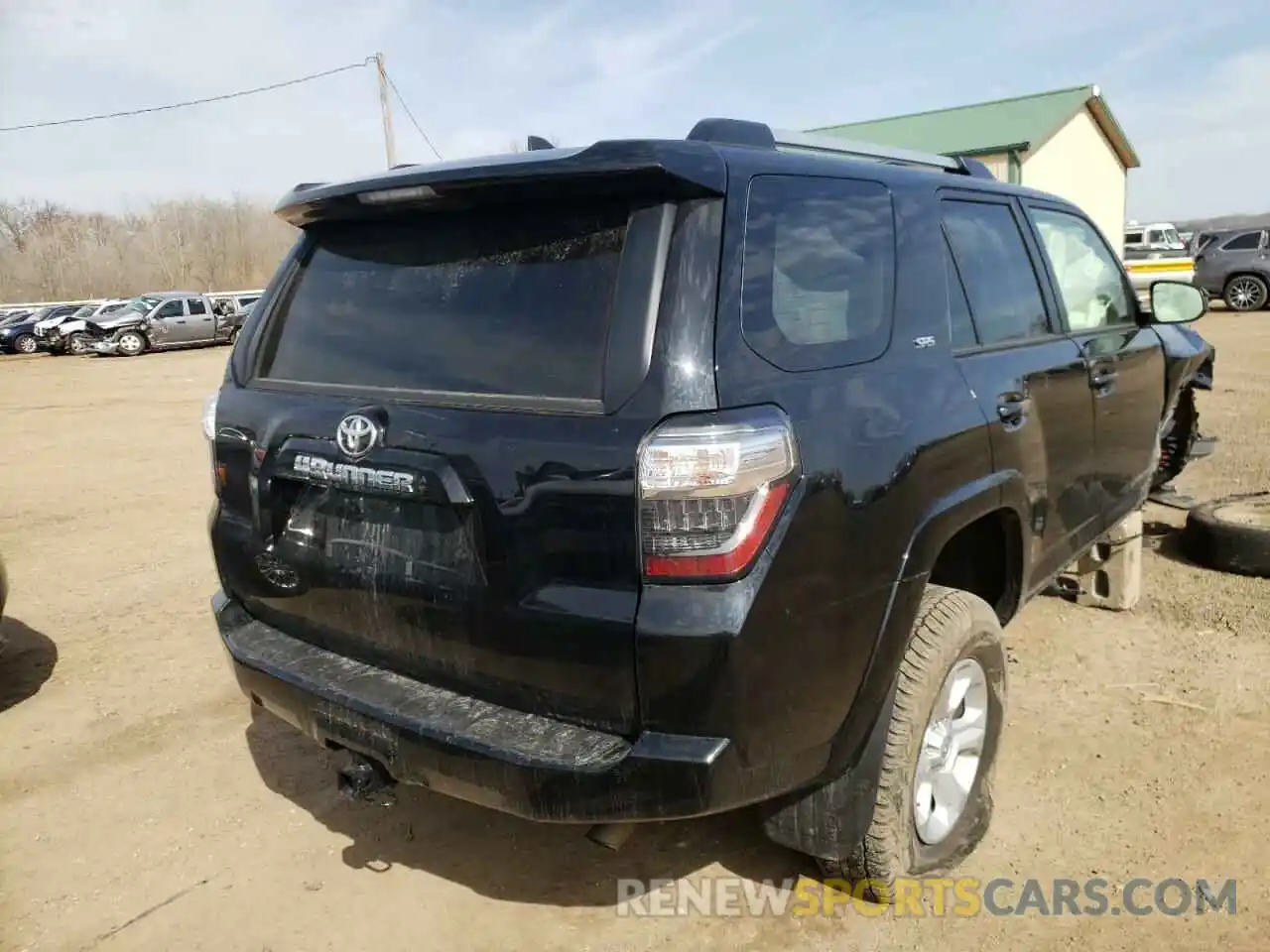 4 Фотография поврежденного автомобиля JTEMU5JR6M5908814 TOYOTA 4RUNNER 2021