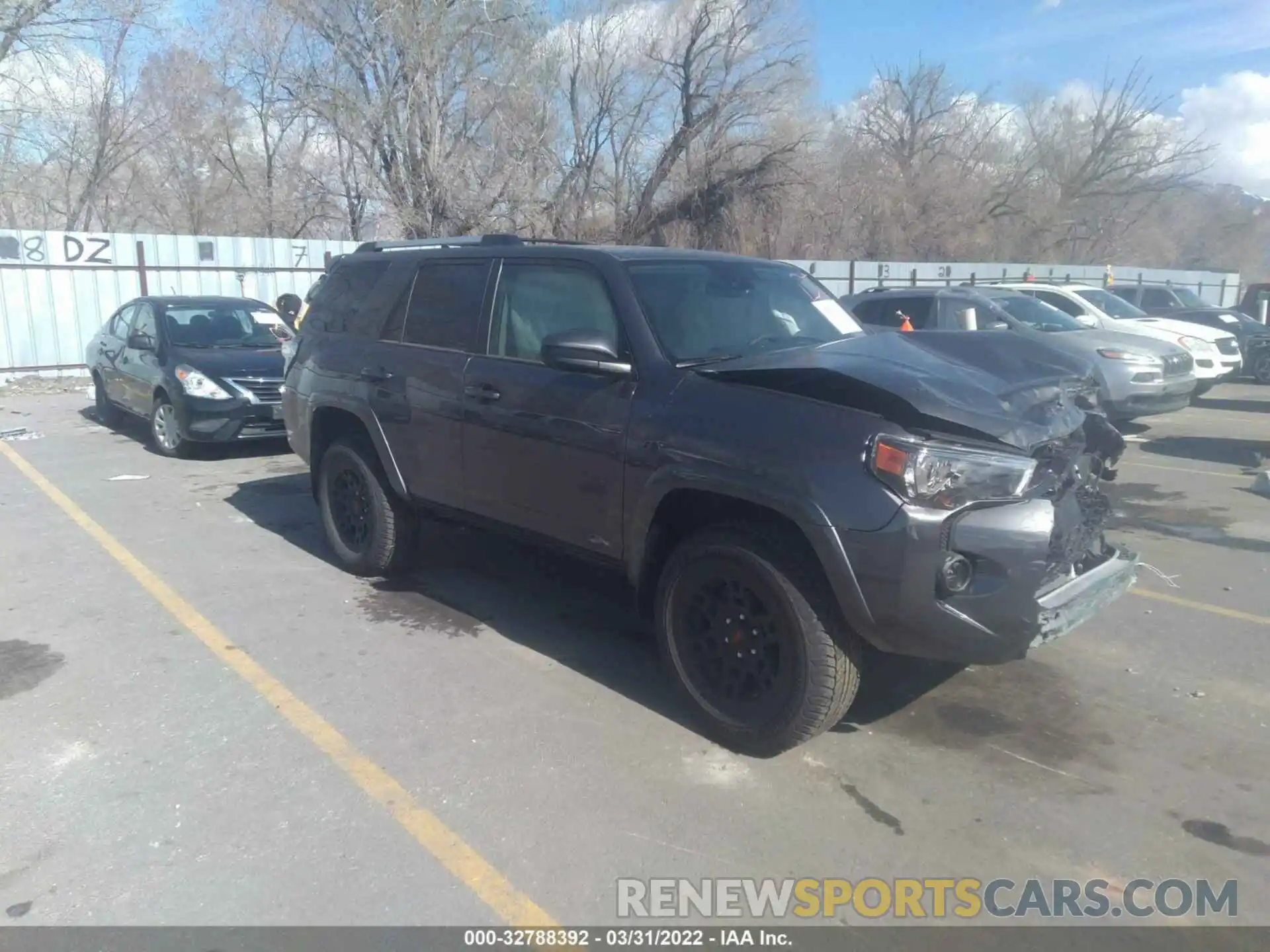 1 Photograph of a damaged car JTEMU5JR6M5955700 TOYOTA 4RUNNER 2021