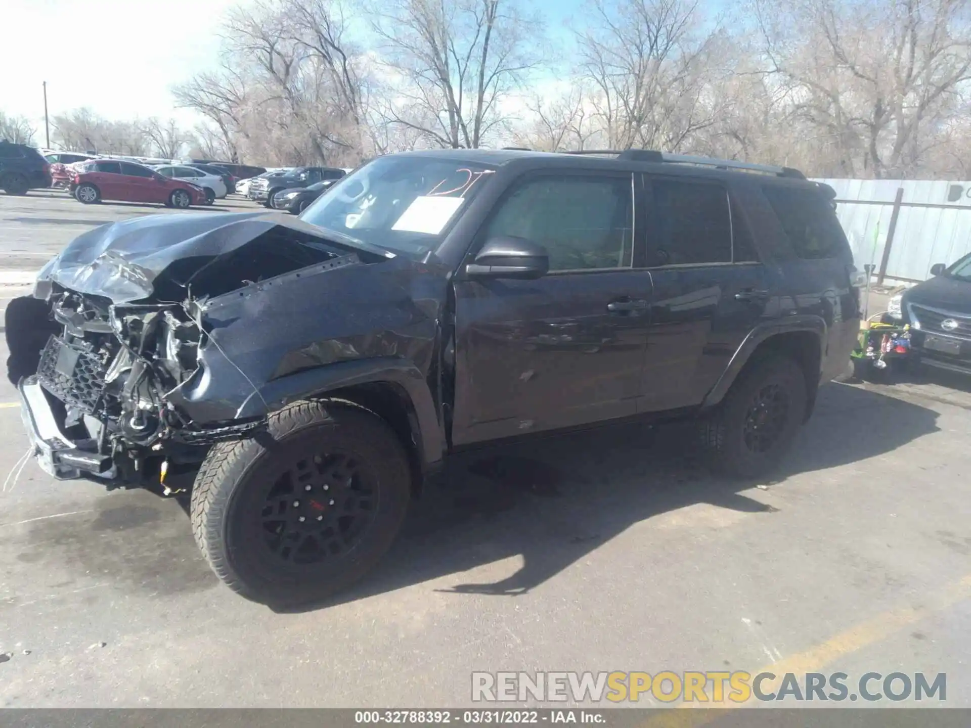 2 Photograph of a damaged car JTEMU5JR6M5955700 TOYOTA 4RUNNER 2021