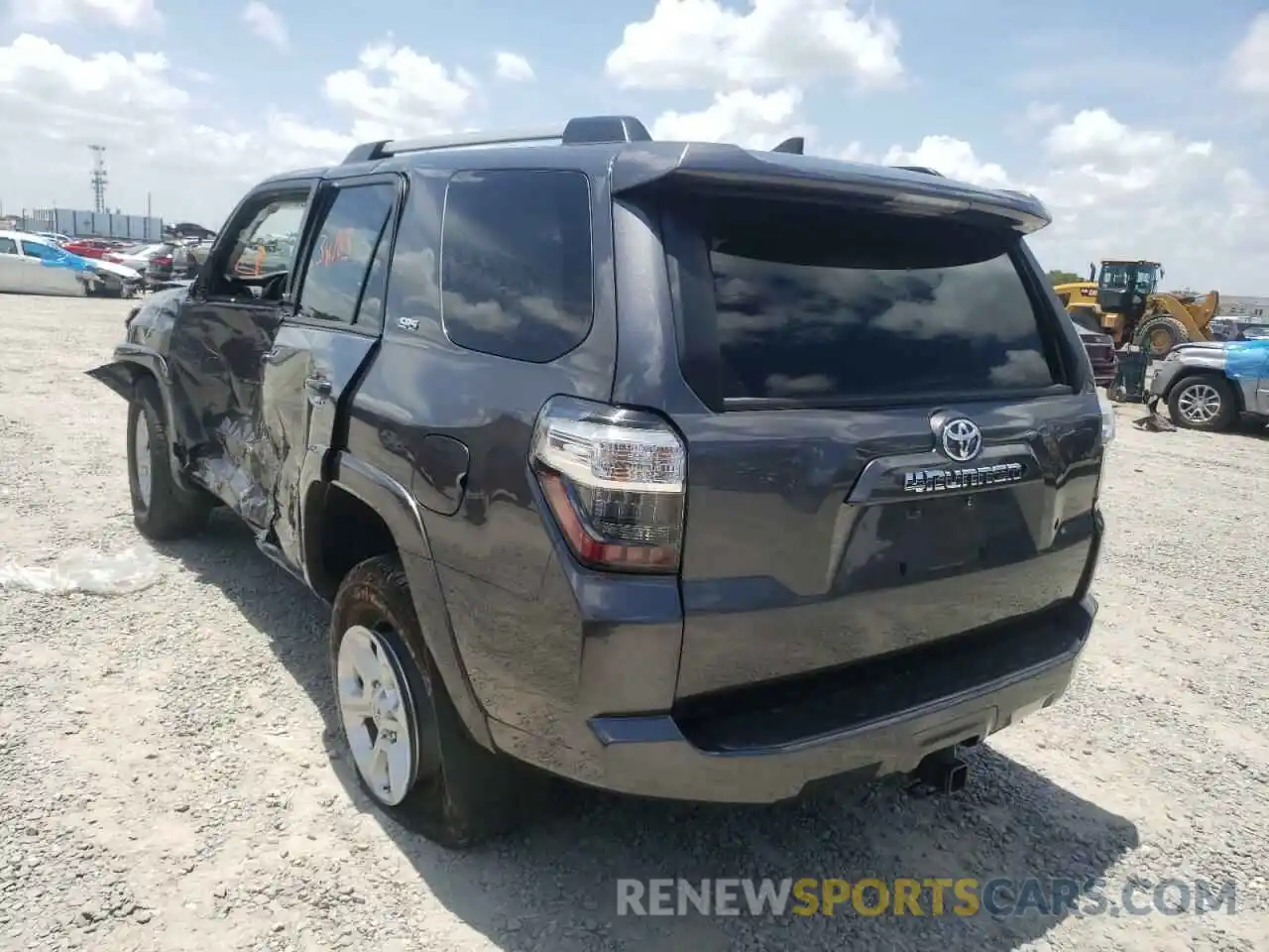 3 Photograph of a damaged car JTEMU5JR7M5860787 TOYOTA 4RUNNER 2021