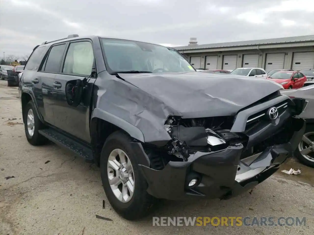 1 Photograph of a damaged car JTEMU5JR7M5908739 TOYOTA 4RUNNER 2021