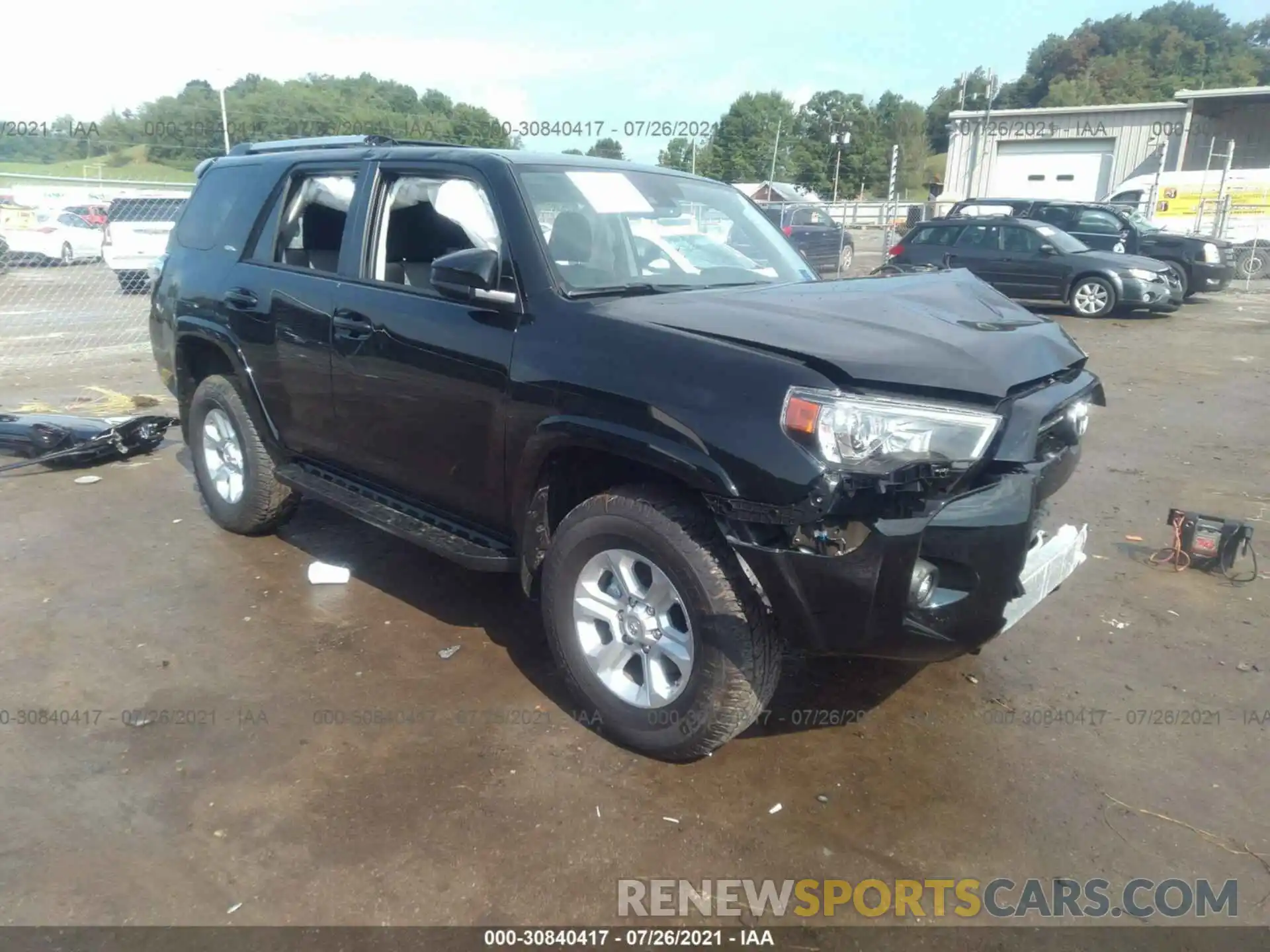 1 Photograph of a damaged car JTEMU5JR7M5925363 TOYOTA 4RUNNER 2021