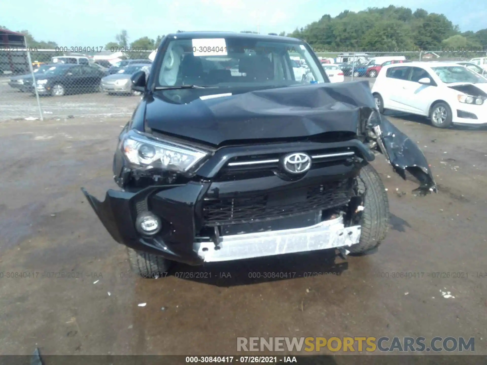 6 Photograph of a damaged car JTEMU5JR7M5925363 TOYOTA 4RUNNER 2021