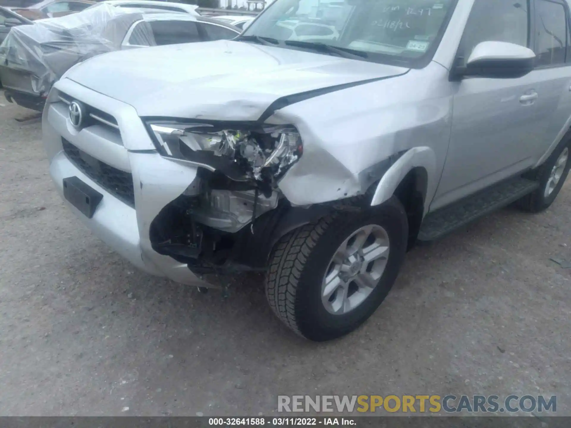 6 Photograph of a damaged car JTEMU5JR7M5929297 TOYOTA 4RUNNER 2021