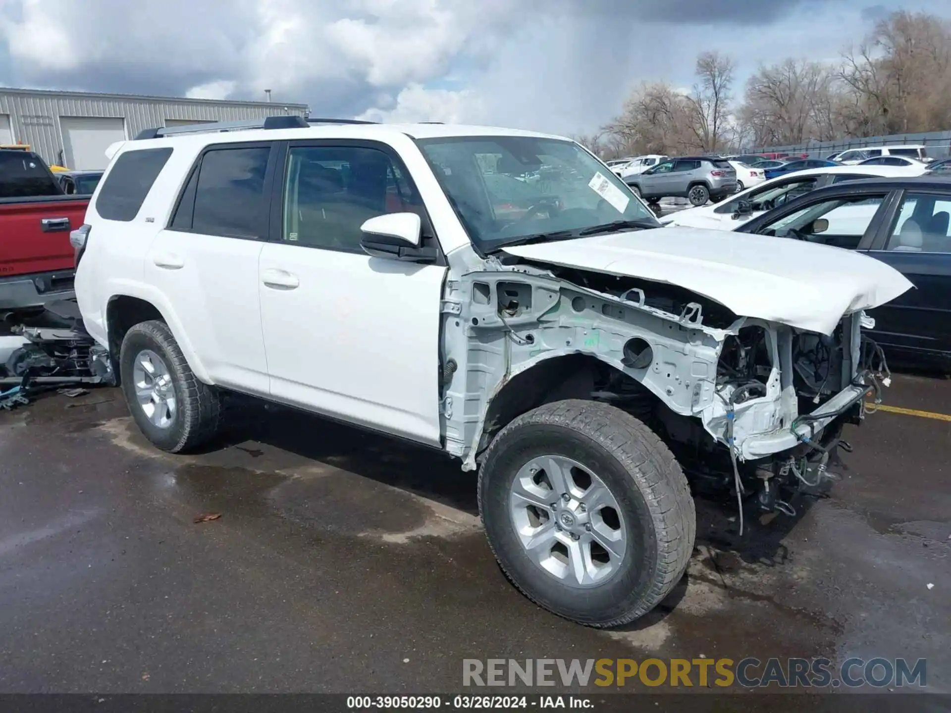 1 Photograph of a damaged car JTEMU5JR7M5938680 TOYOTA 4RUNNER 2021