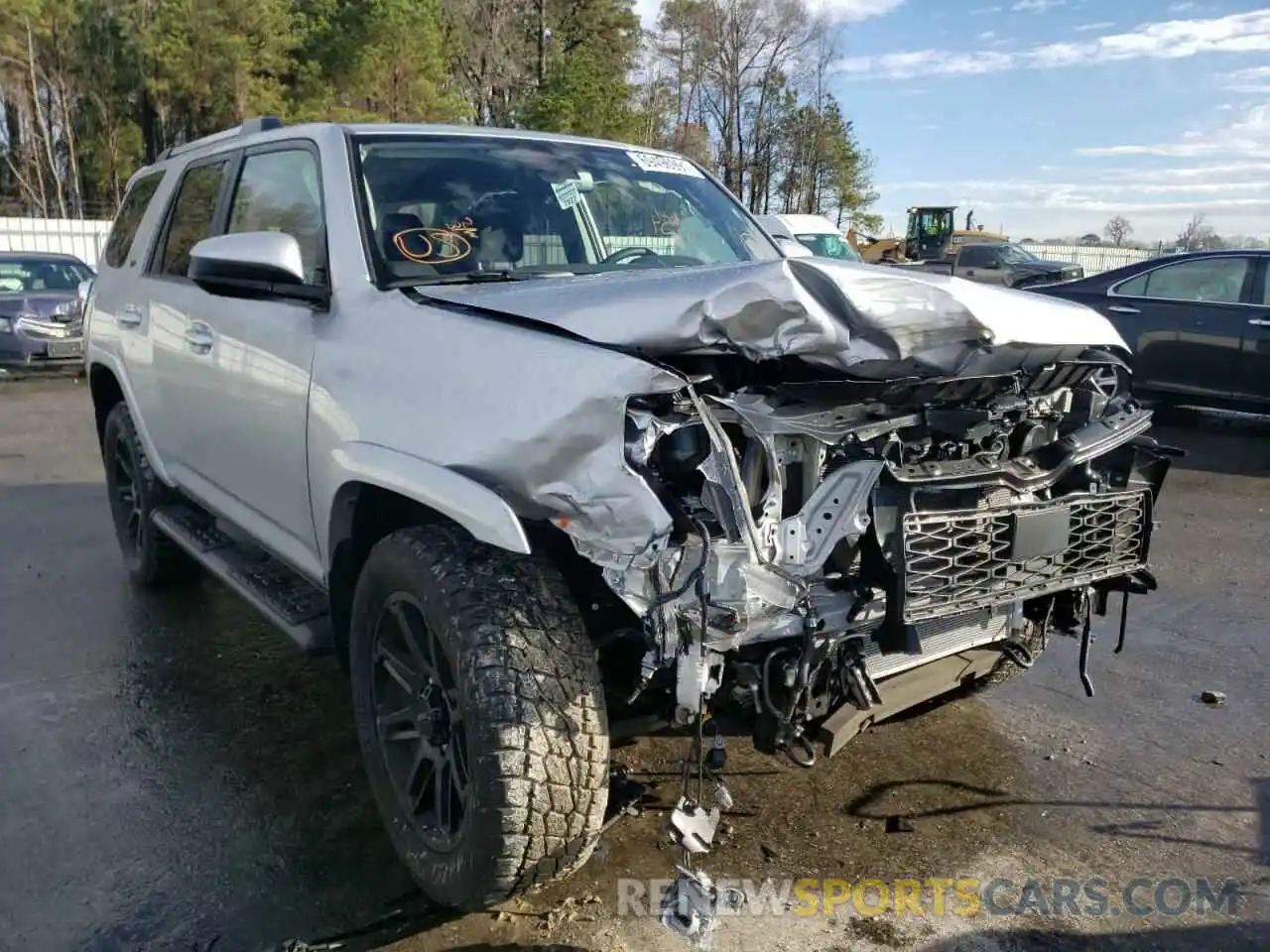 1 Photograph of a damaged car JTEMU5JR7M5957083 TOYOTA 4RUNNER 2021