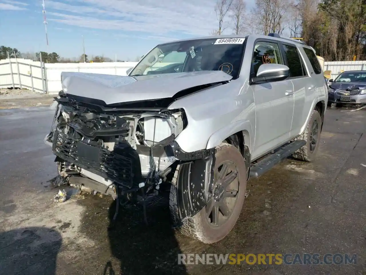 2 Photograph of a damaged car JTEMU5JR7M5957083 TOYOTA 4RUNNER 2021