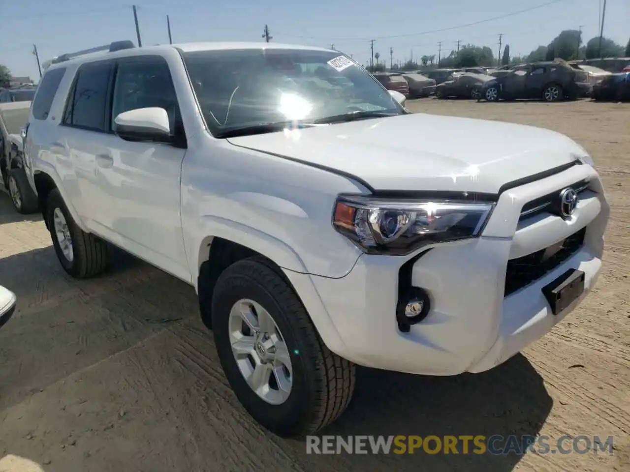 1 Photograph of a damaged car JTEMU5JR8M5866145 TOYOTA 4RUNNER 2021