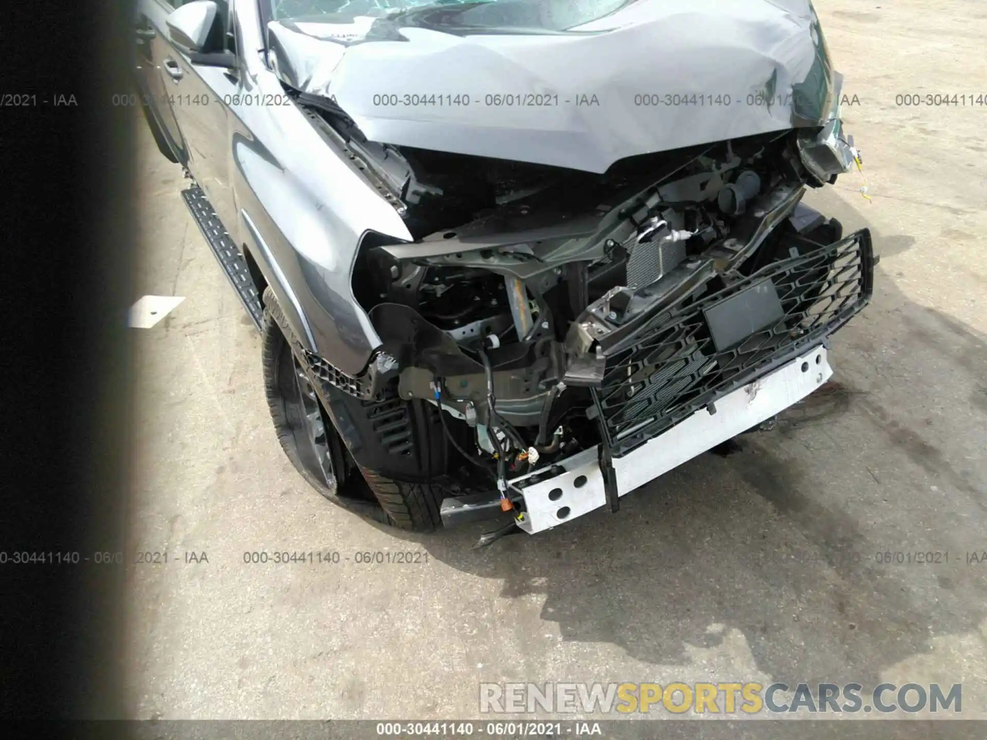 6 Photograph of a damaged car JTEMU5JR8M5876156 TOYOTA 4RUNNER 2021