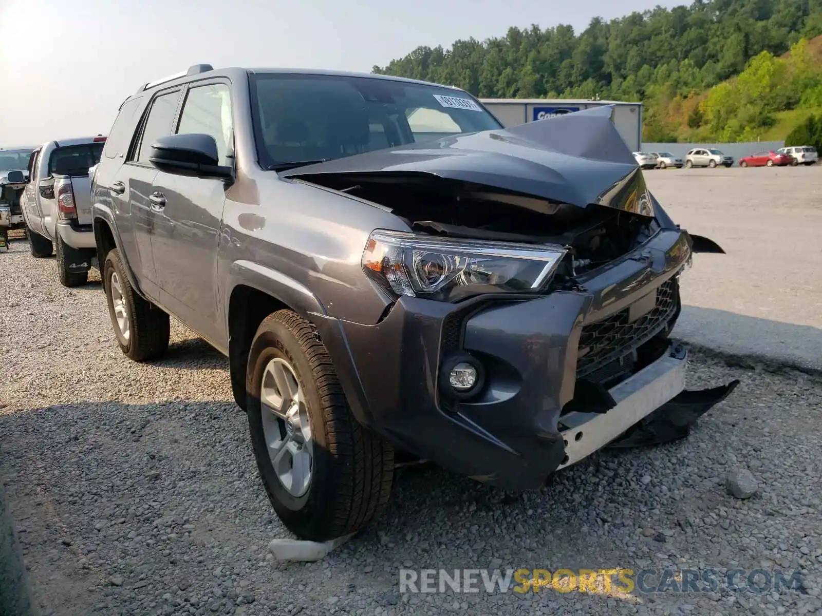 1 Photograph of a damaged car JTEMU5JR8M5882037 TOYOTA 4RUNNER 2021