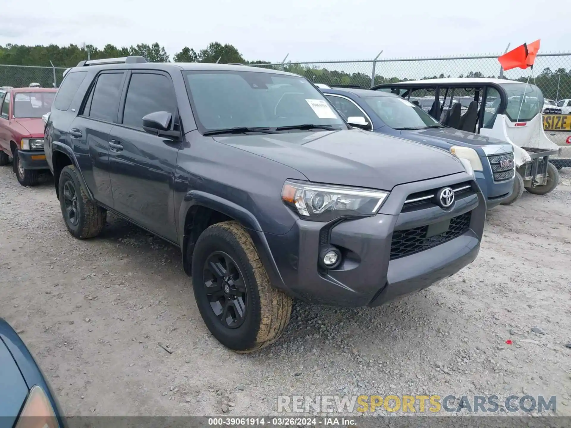 1 Photograph of a damaged car JTEMU5JR8M5911519 TOYOTA 4RUNNER 2021