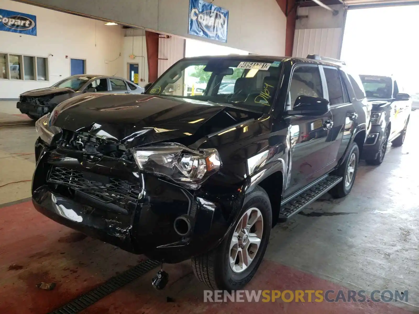 2 Photograph of a damaged car JTEMU5JR8M5922147 TOYOTA 4RUNNER 2021