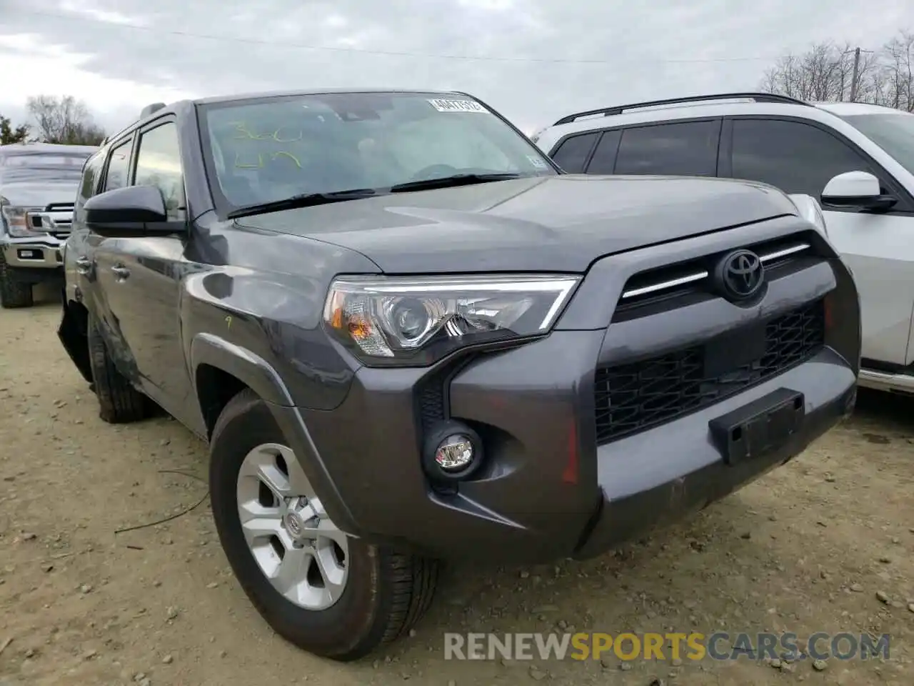 1 Photograph of a damaged car JTEMU5JR8M5935304 TOYOTA 4RUNNER 2021