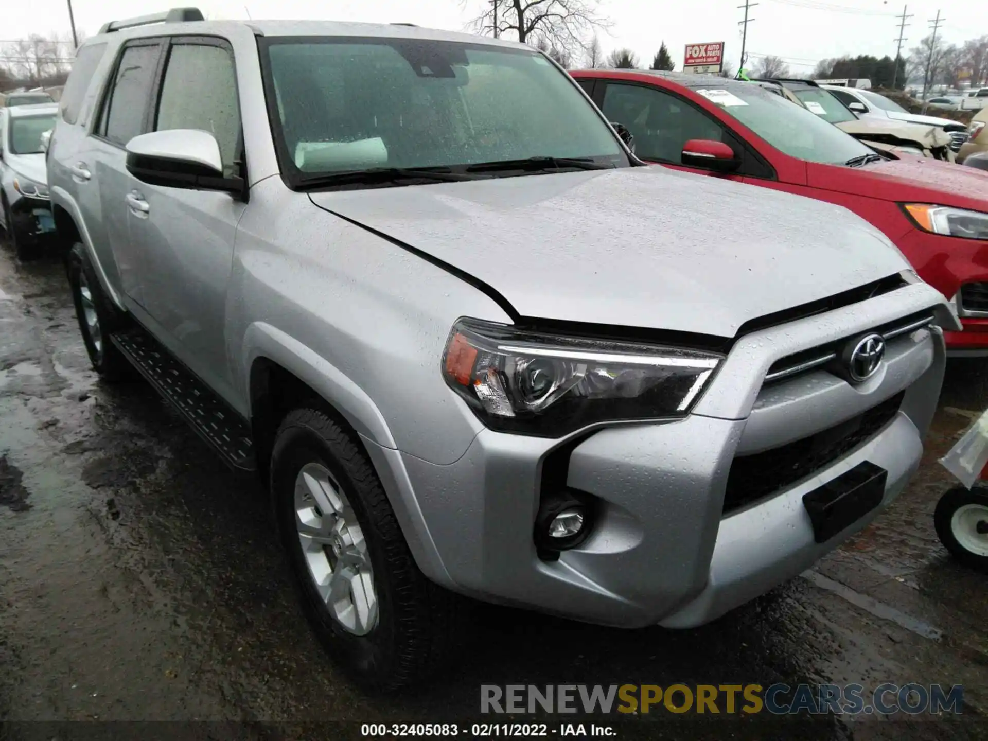 1 Photograph of a damaged car JTEMU5JR8M5938249 TOYOTA 4RUNNER 2021