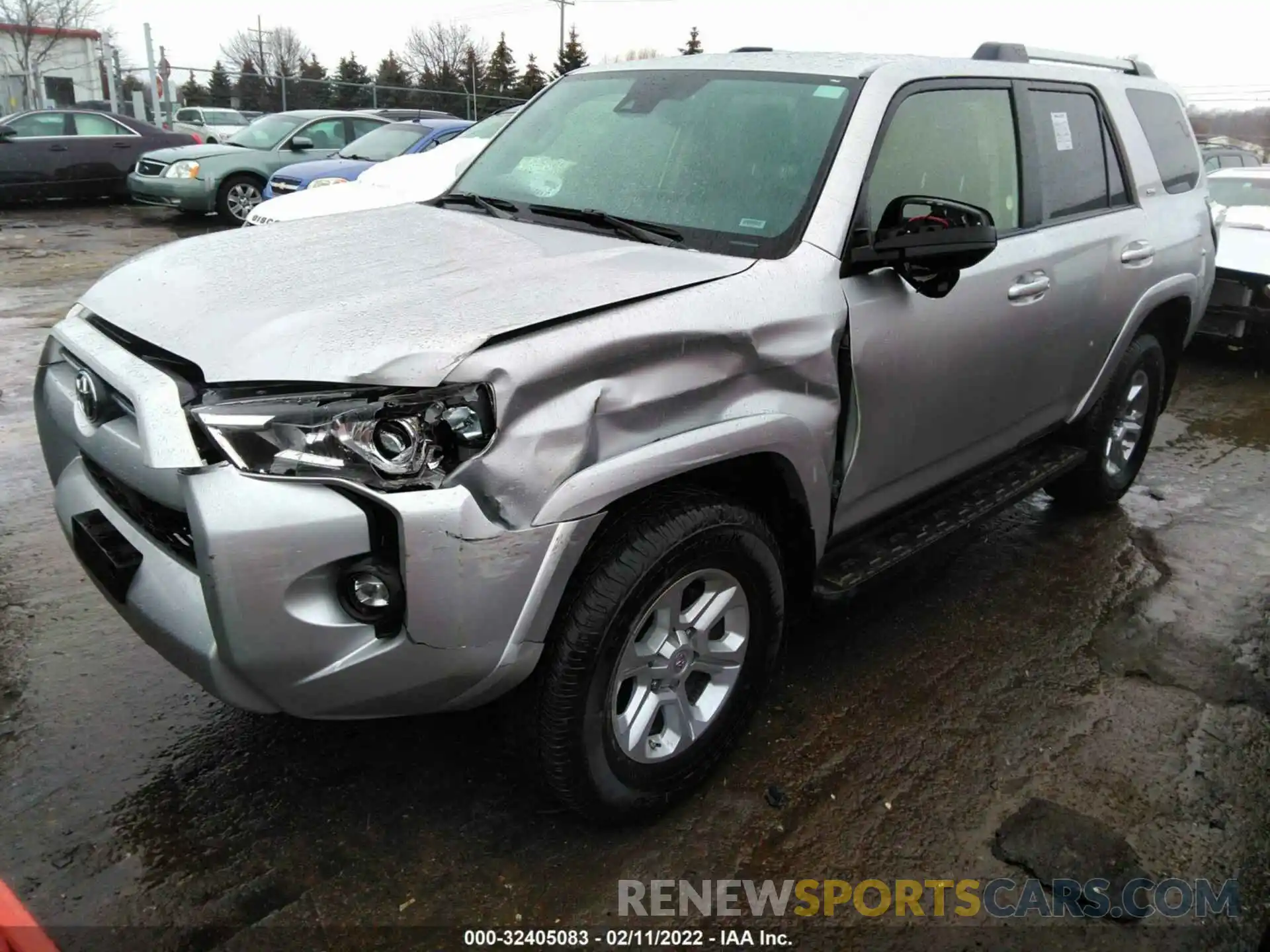 2 Photograph of a damaged car JTEMU5JR8M5938249 TOYOTA 4RUNNER 2021