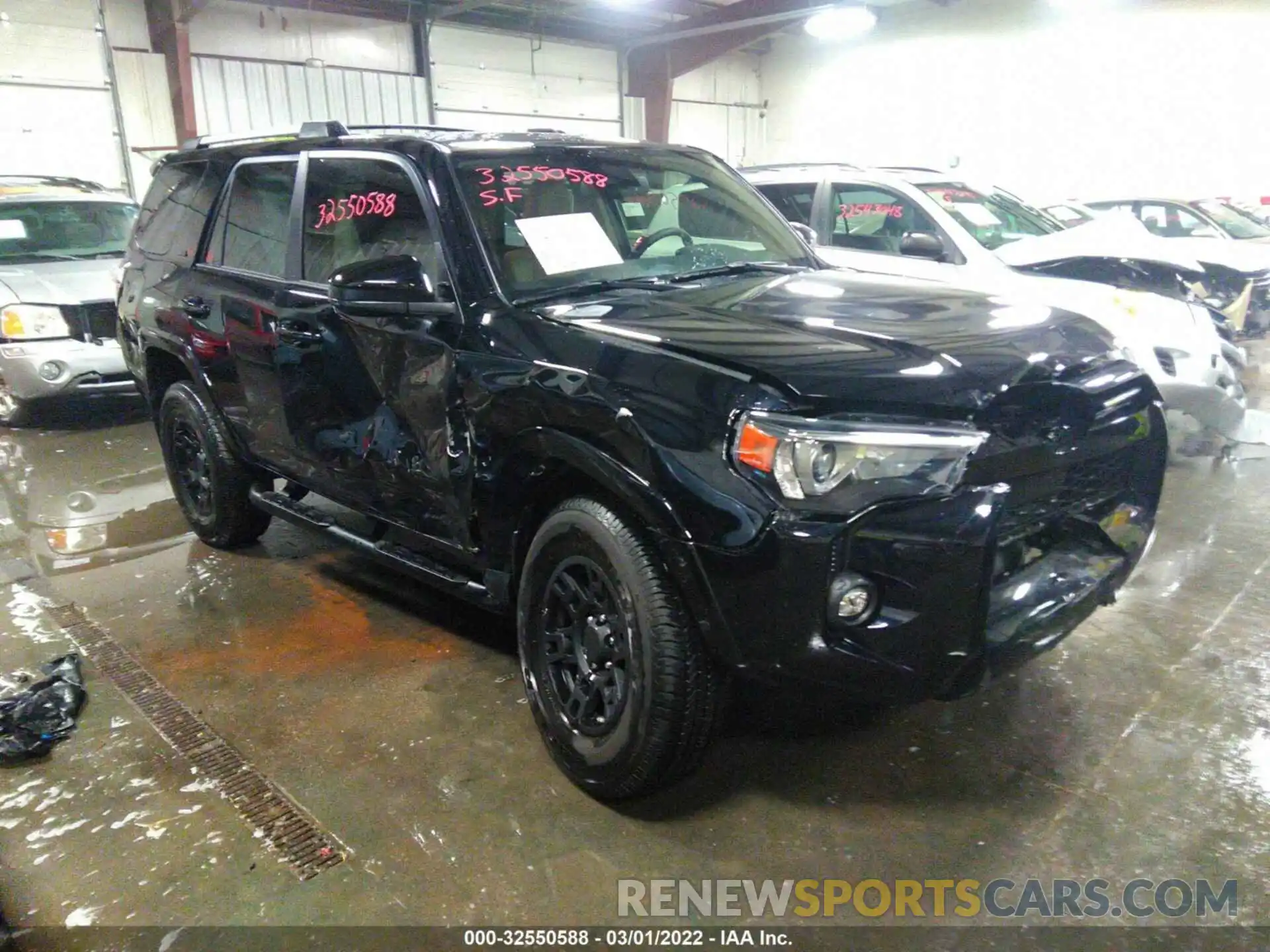 1 Photograph of a damaged car JTEMU5JR8M5966858 TOYOTA 4RUNNER 2021