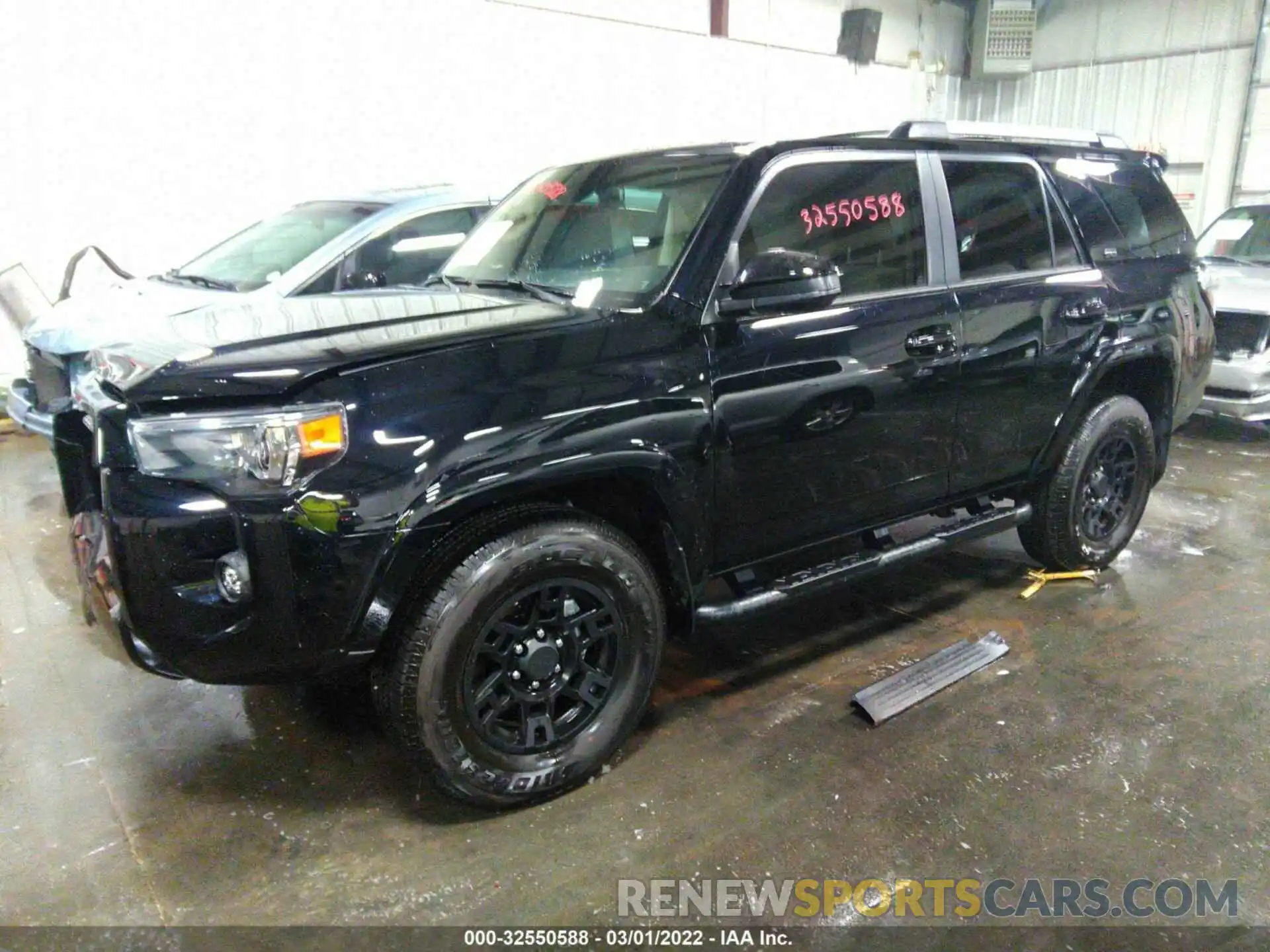 2 Photograph of a damaged car JTEMU5JR8M5966858 TOYOTA 4RUNNER 2021