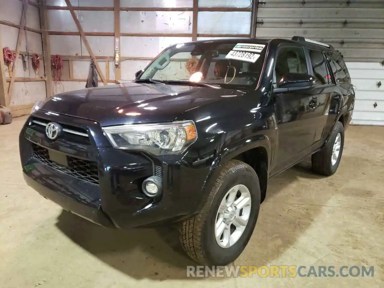 2 Photograph of a damaged car JTEMU5JR9M5853761 TOYOTA 4RUNNER 2021