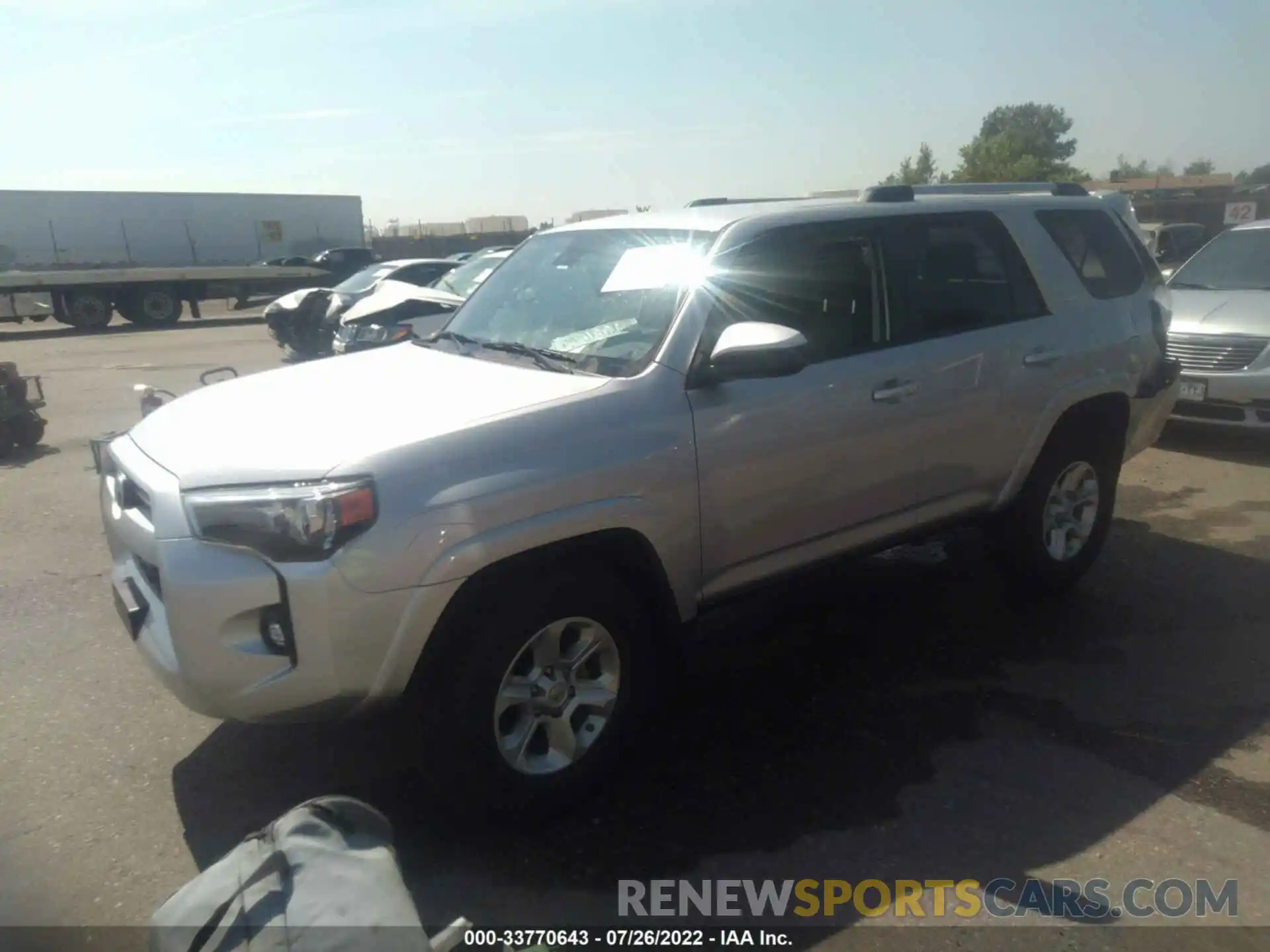 2 Photograph of a damaged car JTEMU5JR9M5907107 TOYOTA 4RUNNER 2021