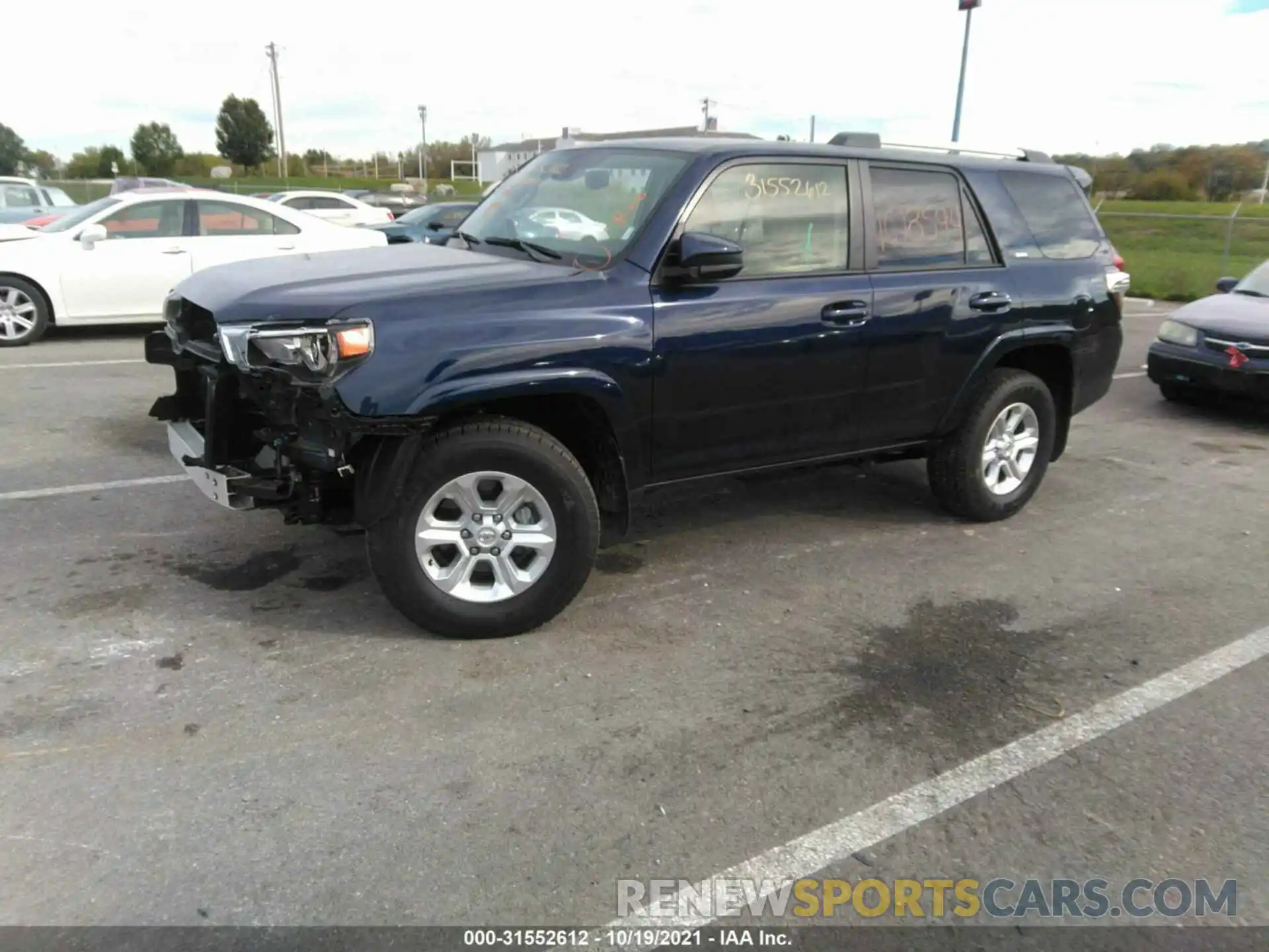 2 Photograph of a damaged car JTEMU5JR9M5930385 TOYOTA 4RUNNER 2021