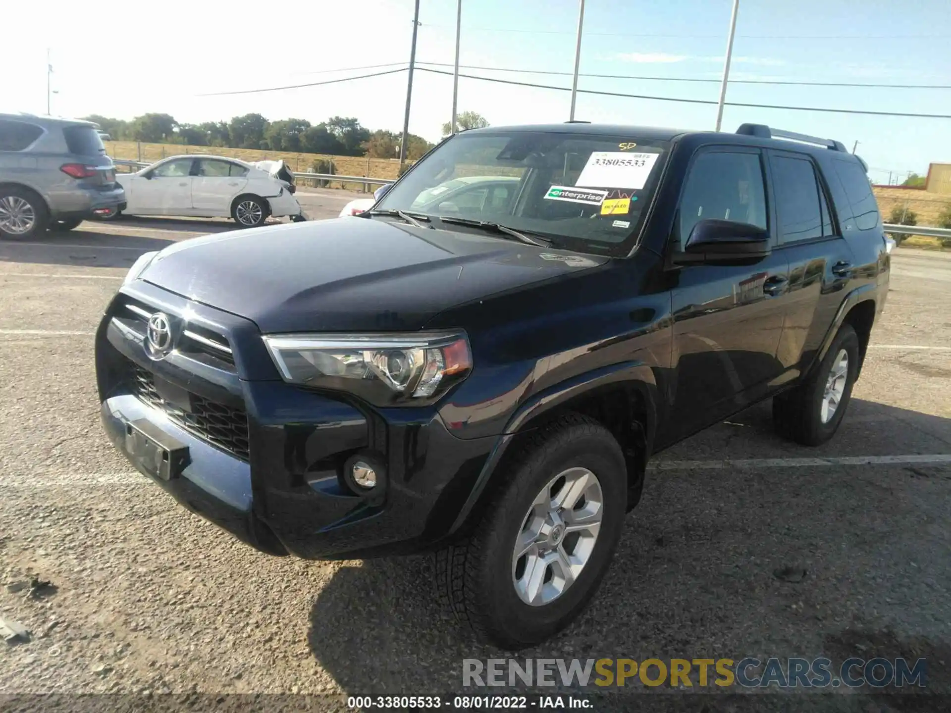 2 Photograph of a damaged car JTEMU5JR9M5930970 TOYOTA 4RUNNER 2021