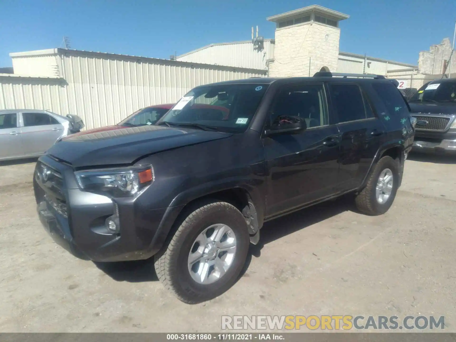 2 Photograph of a damaged car JTEMU5JR9M5939507 TOYOTA 4RUNNER 2021