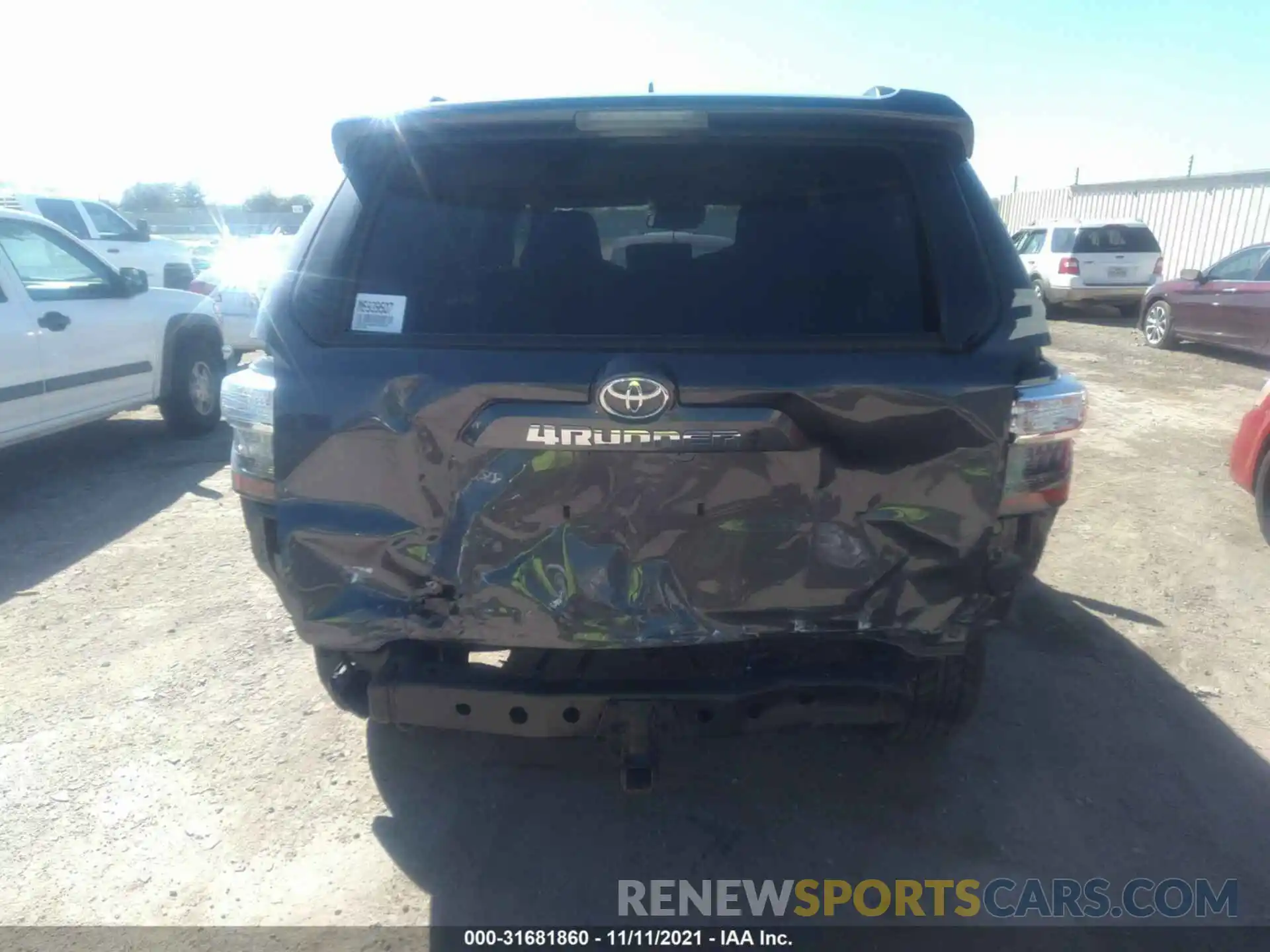 6 Photograph of a damaged car JTEMU5JR9M5939507 TOYOTA 4RUNNER 2021