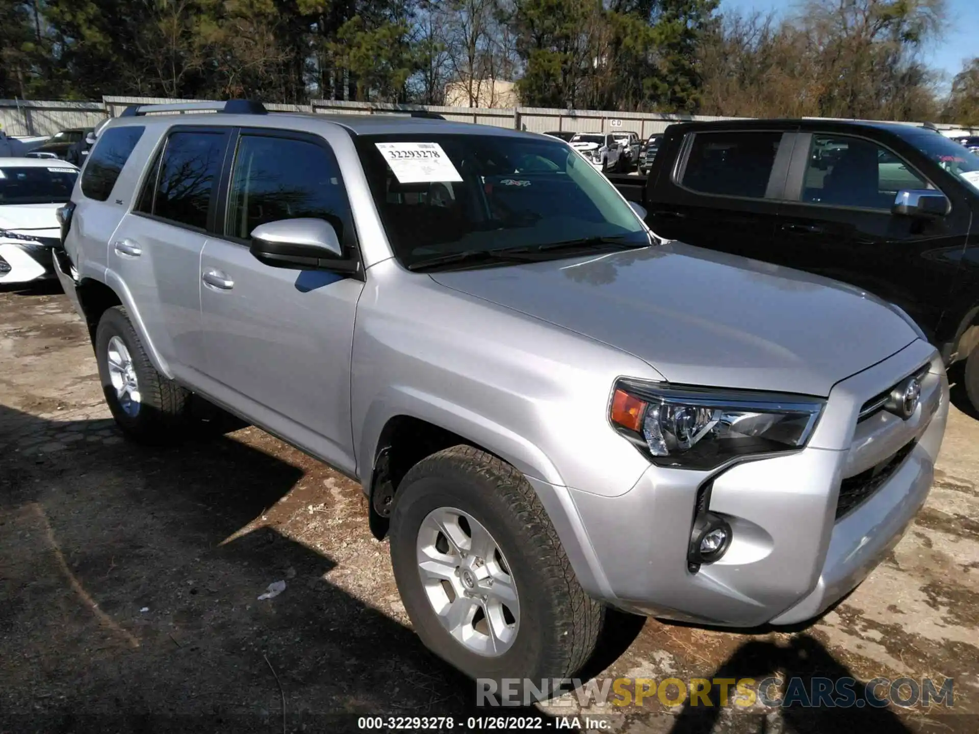 1 Photograph of a damaged car JTEMU5JRXM5892777 TOYOTA 4RUNNER 2021