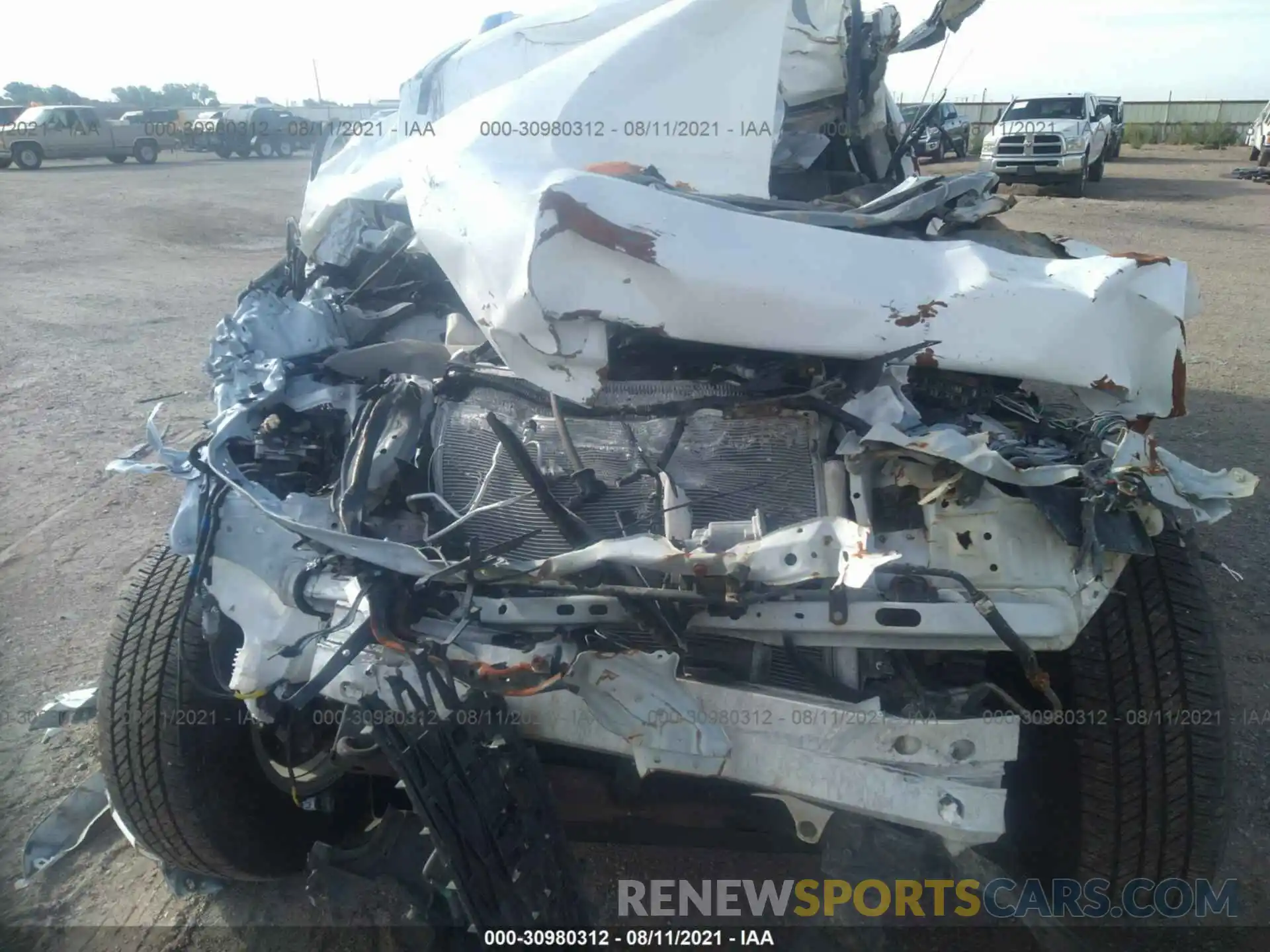 10 Photograph of a damaged car JTEMU5JRXM5896196 TOYOTA 4RUNNER 2021