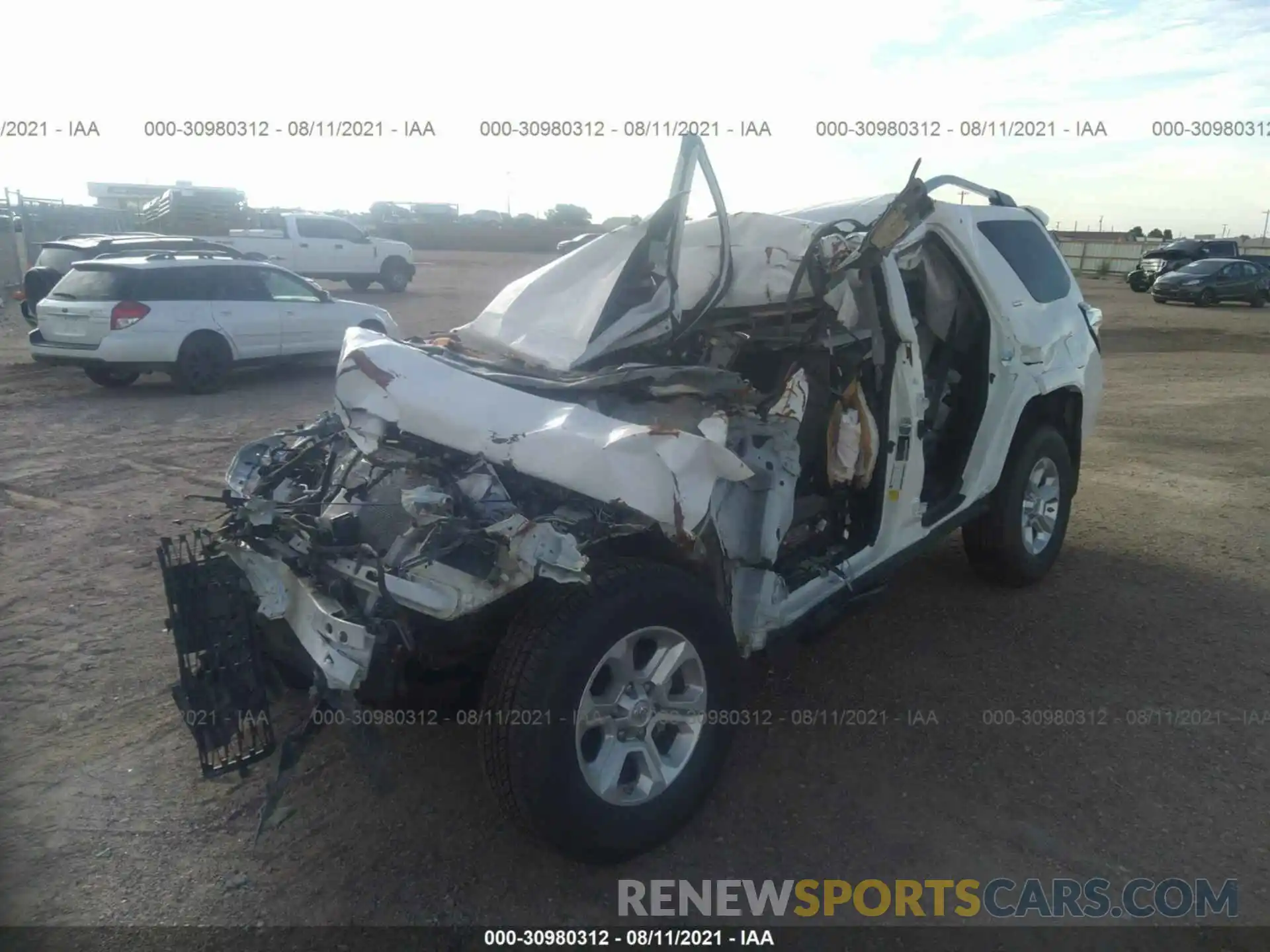 6 Photograph of a damaged car JTEMU5JRXM5896196 TOYOTA 4RUNNER 2021