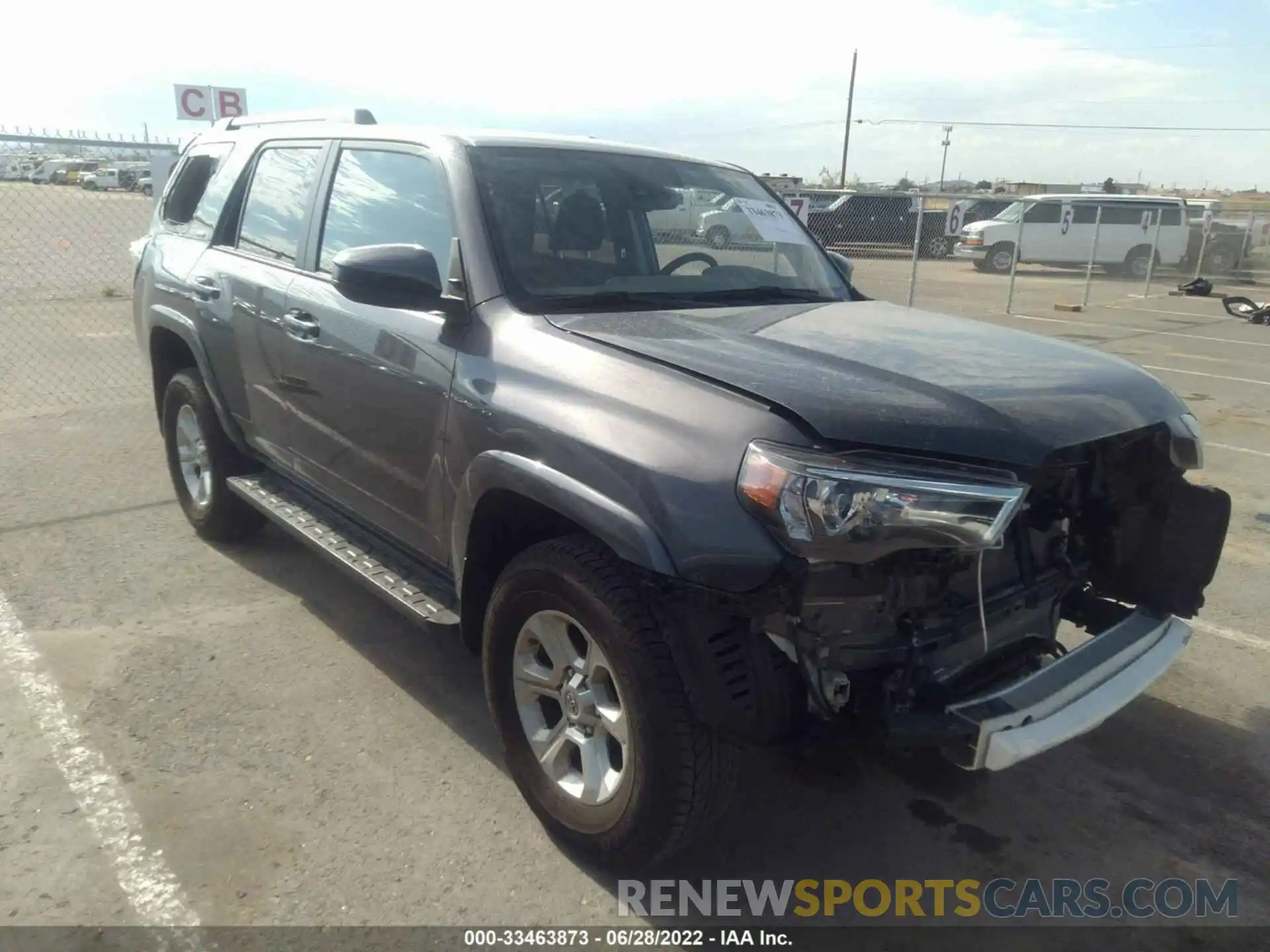 1 Photograph of a damaged car JTEMU5JRXM5922733 TOYOTA 4RUNNER 2021