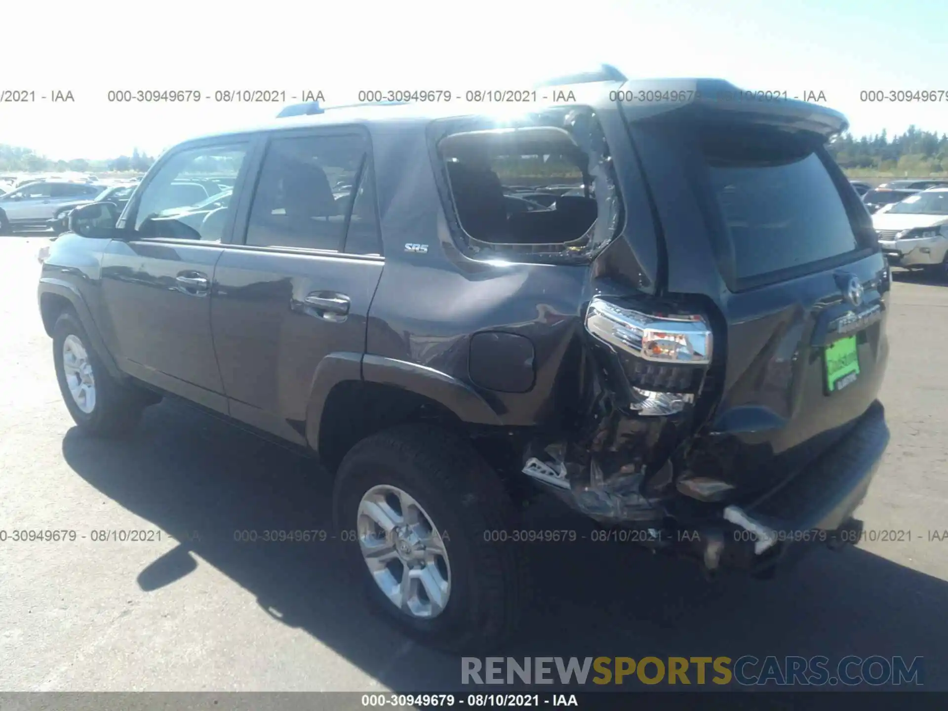 3 Photograph of a damaged car JTEMU5JRXM5940486 TOYOTA 4RUNNER 2021