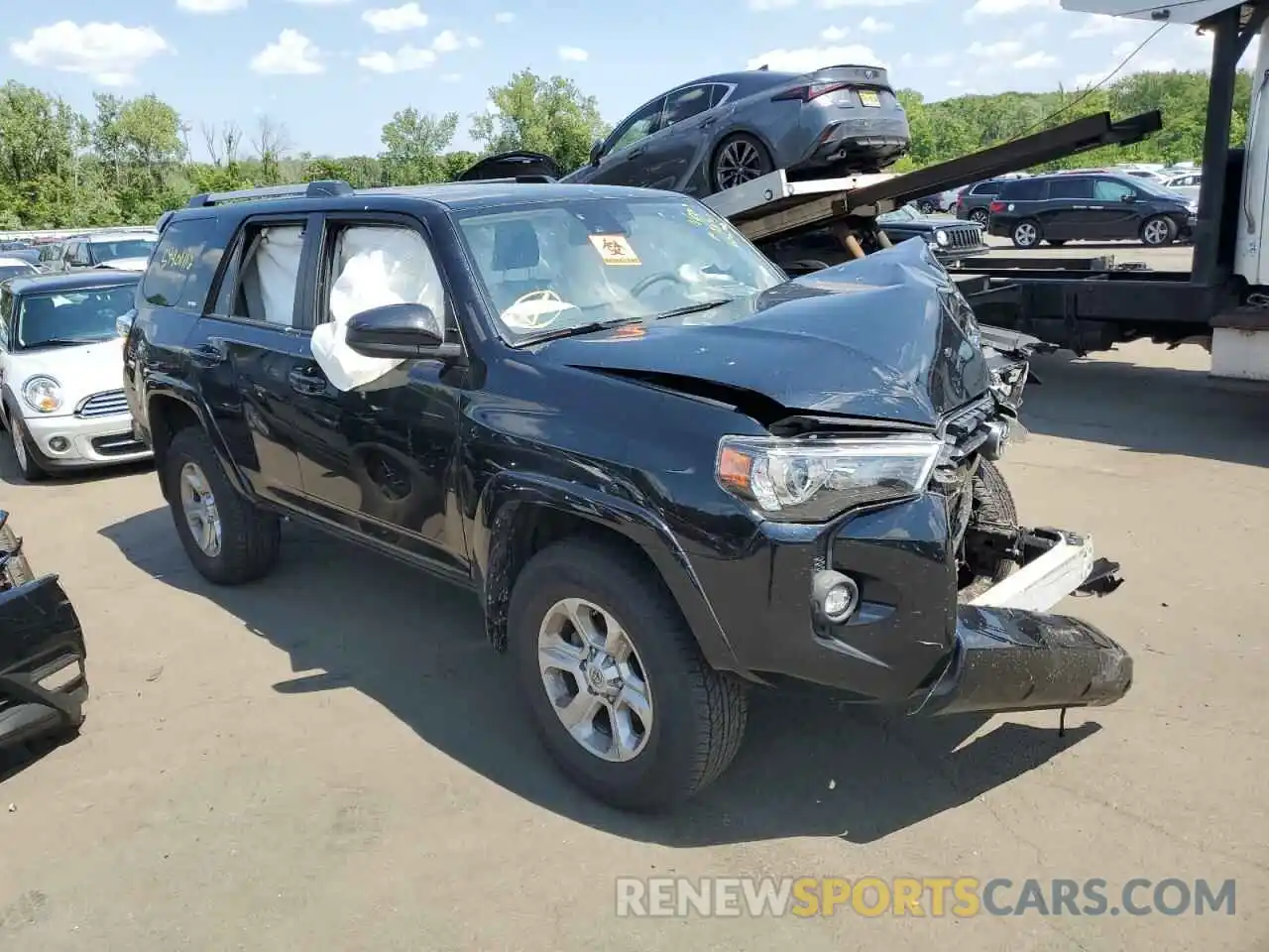 1 Photograph of a damaged car JTEMU5JRXM5952007 TOYOTA 4RUNNER 2021