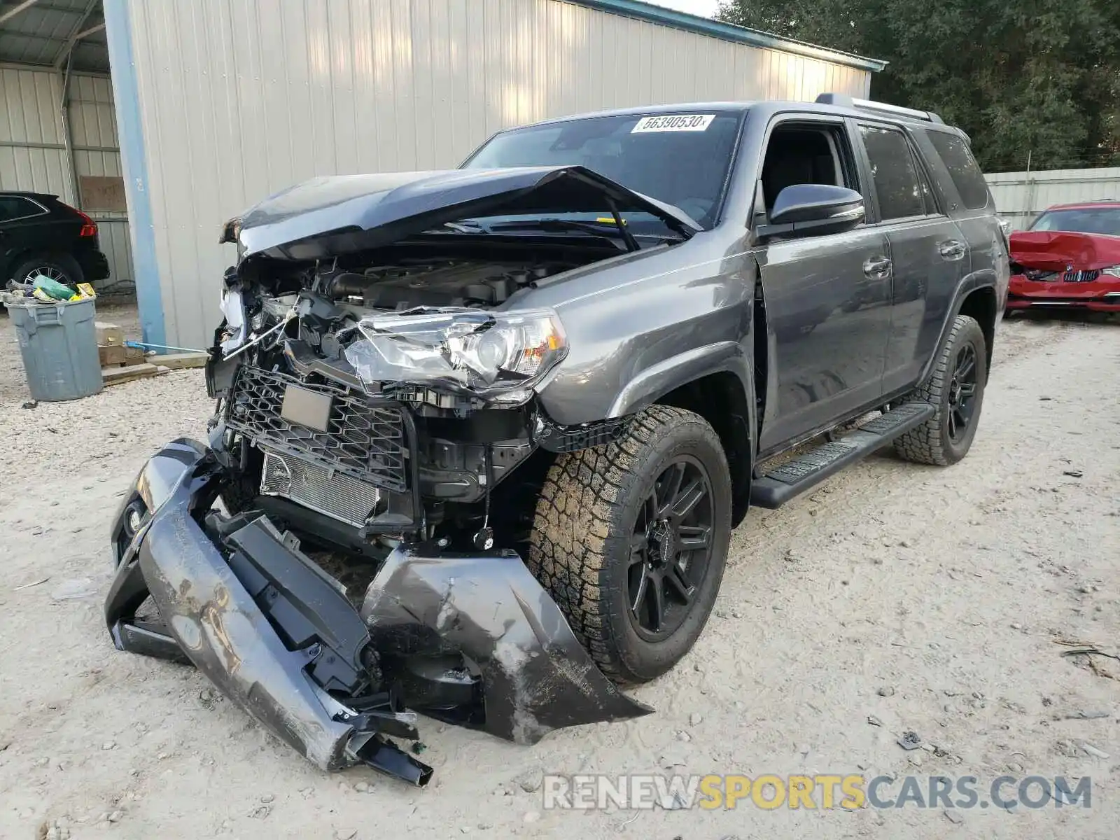 2 Photograph of a damaged car JTENU5JR0M5842264 TOYOTA 4RUNNER 2021