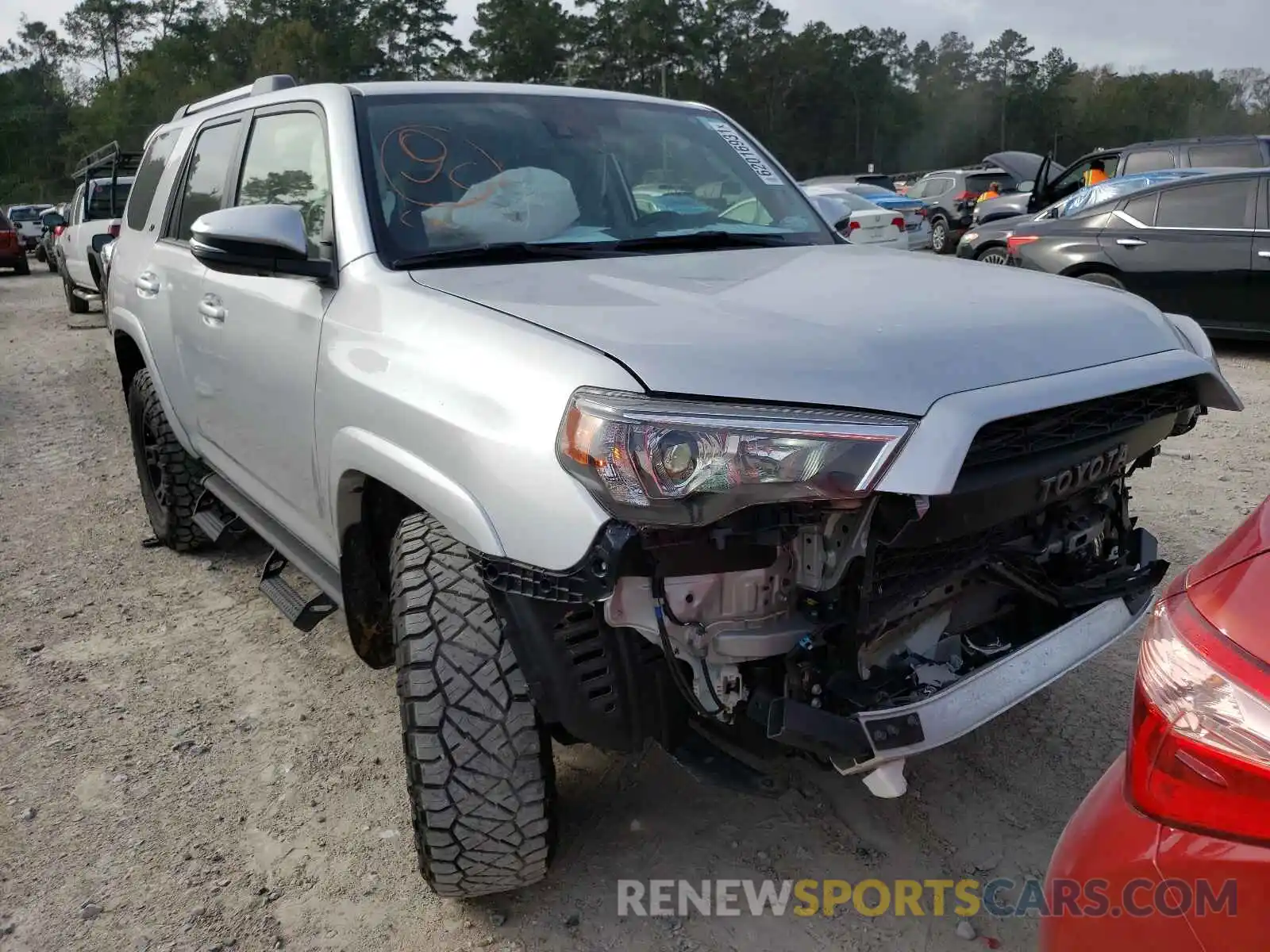 1 Photograph of a damaged car JTENU5JR0M5884238 TOYOTA 4RUNNER 2021