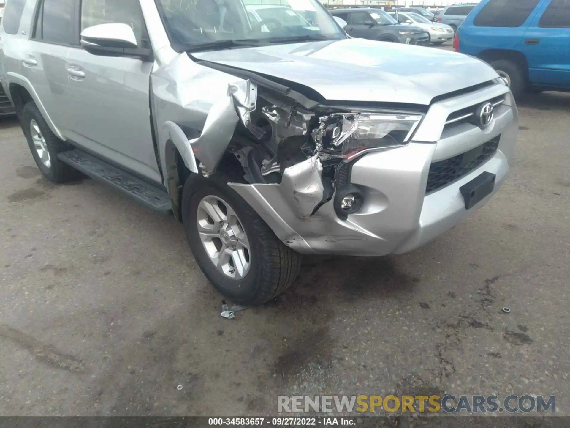 6 Photograph of a damaged car JTENU5JR0M5903712 TOYOTA 4RUNNER 2021