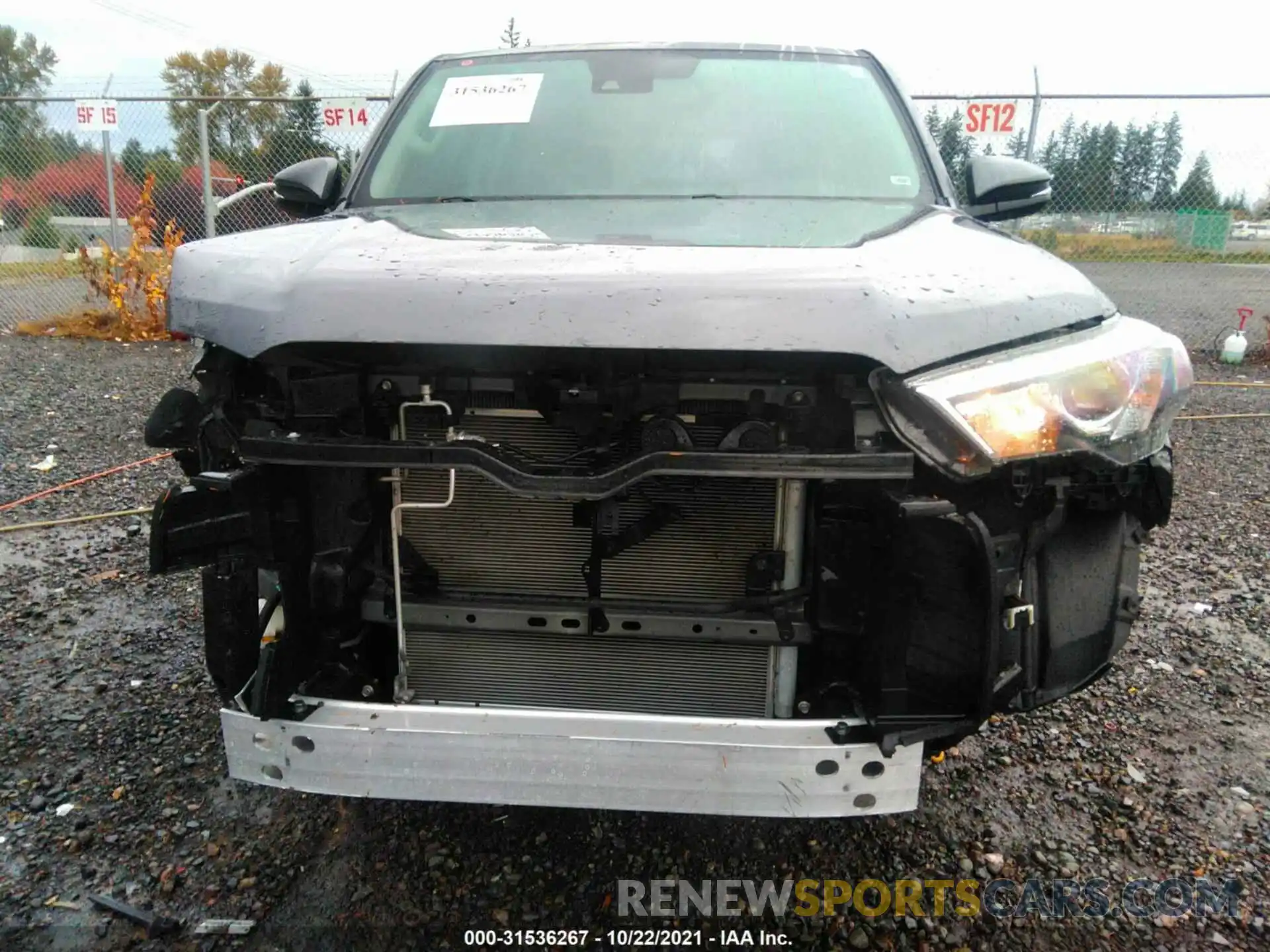 6 Photograph of a damaged car JTENU5JR0M5909526 TOYOTA 4RUNNER 2021