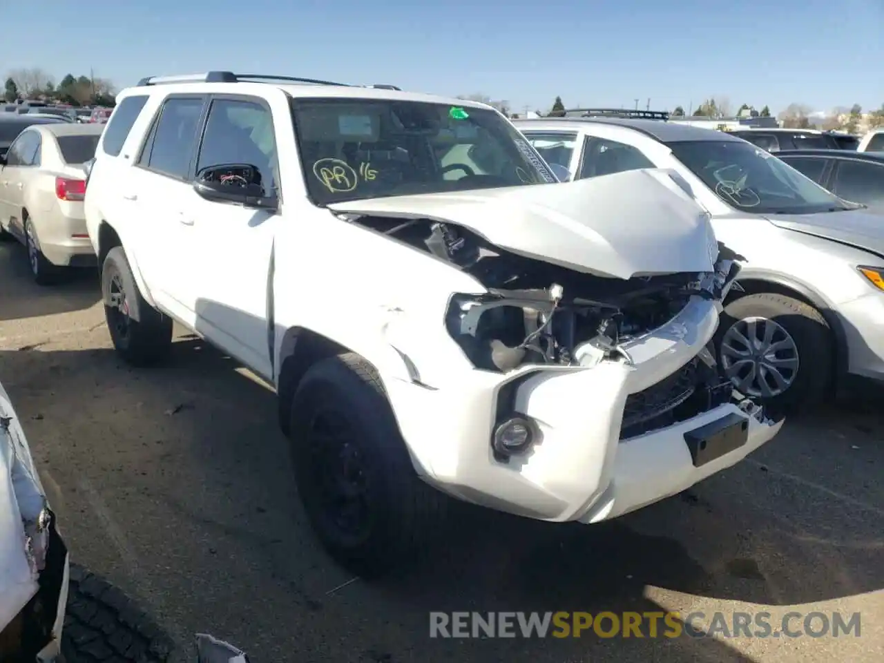 1 Photograph of a damaged car JTENU5JR0M5911597 TOYOTA 4RUNNER 2021