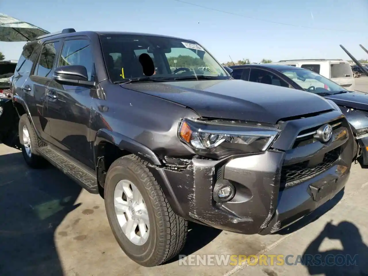 1 Photograph of a damaged car JTENU5JR0M5928884 TOYOTA 4RUNNER 2021