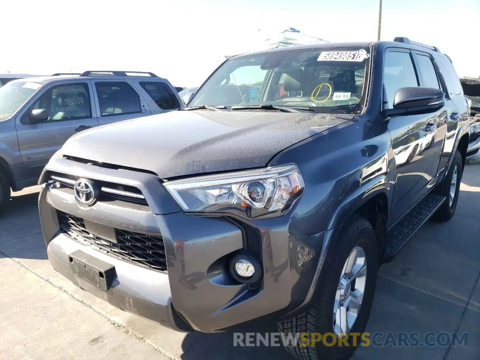 2 Photograph of a damaged car JTENU5JR0M5928884 TOYOTA 4RUNNER 2021