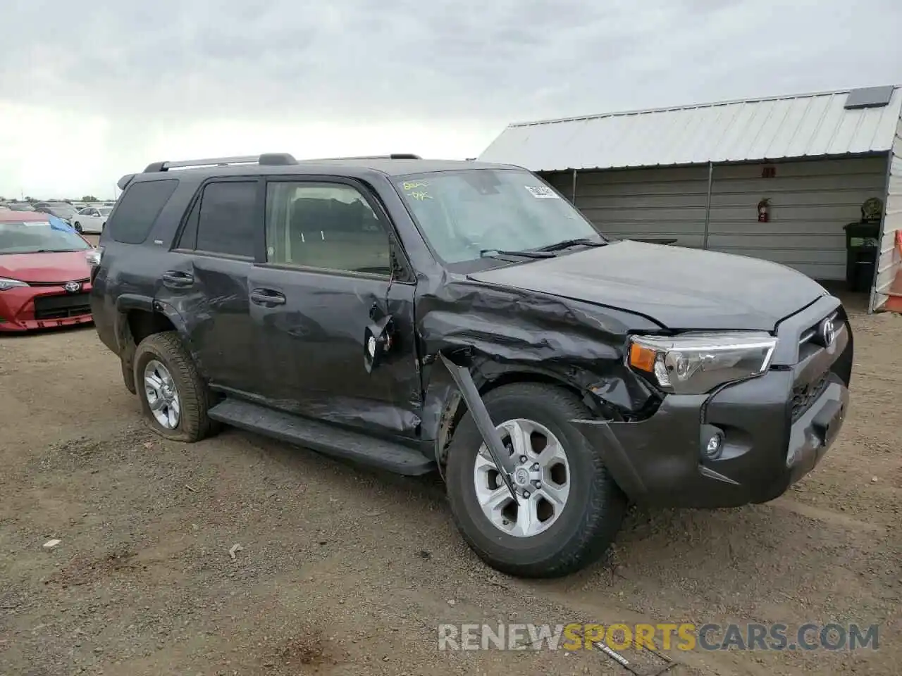 1 Photograph of a damaged car JTENU5JR0M5934555 TOYOTA 4RUNNER 2021