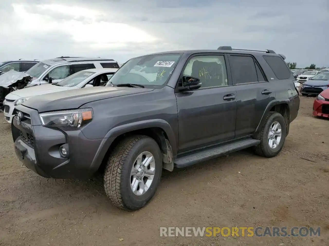 2 Photograph of a damaged car JTENU5JR0M5934555 TOYOTA 4RUNNER 2021