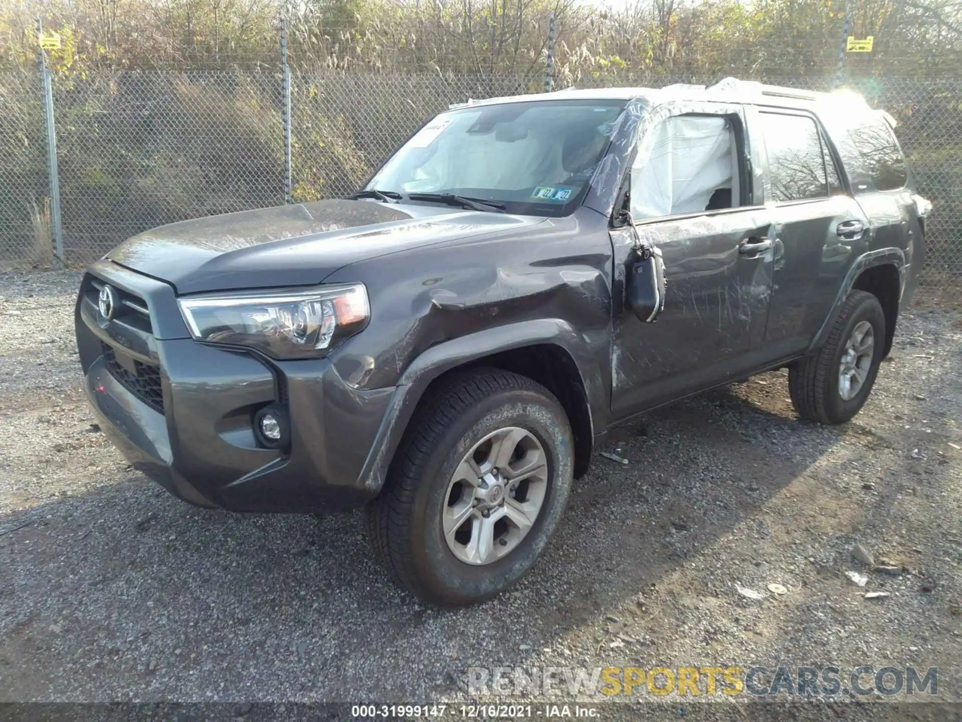 2 Фотография поврежденного автомобиля JTENU5JR0M5936242 TOYOTA 4RUNNER 2021