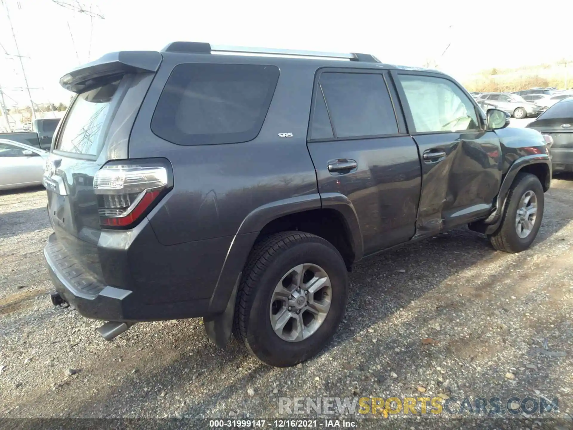 4 Фотография поврежденного автомобиля JTENU5JR0M5936242 TOYOTA 4RUNNER 2021