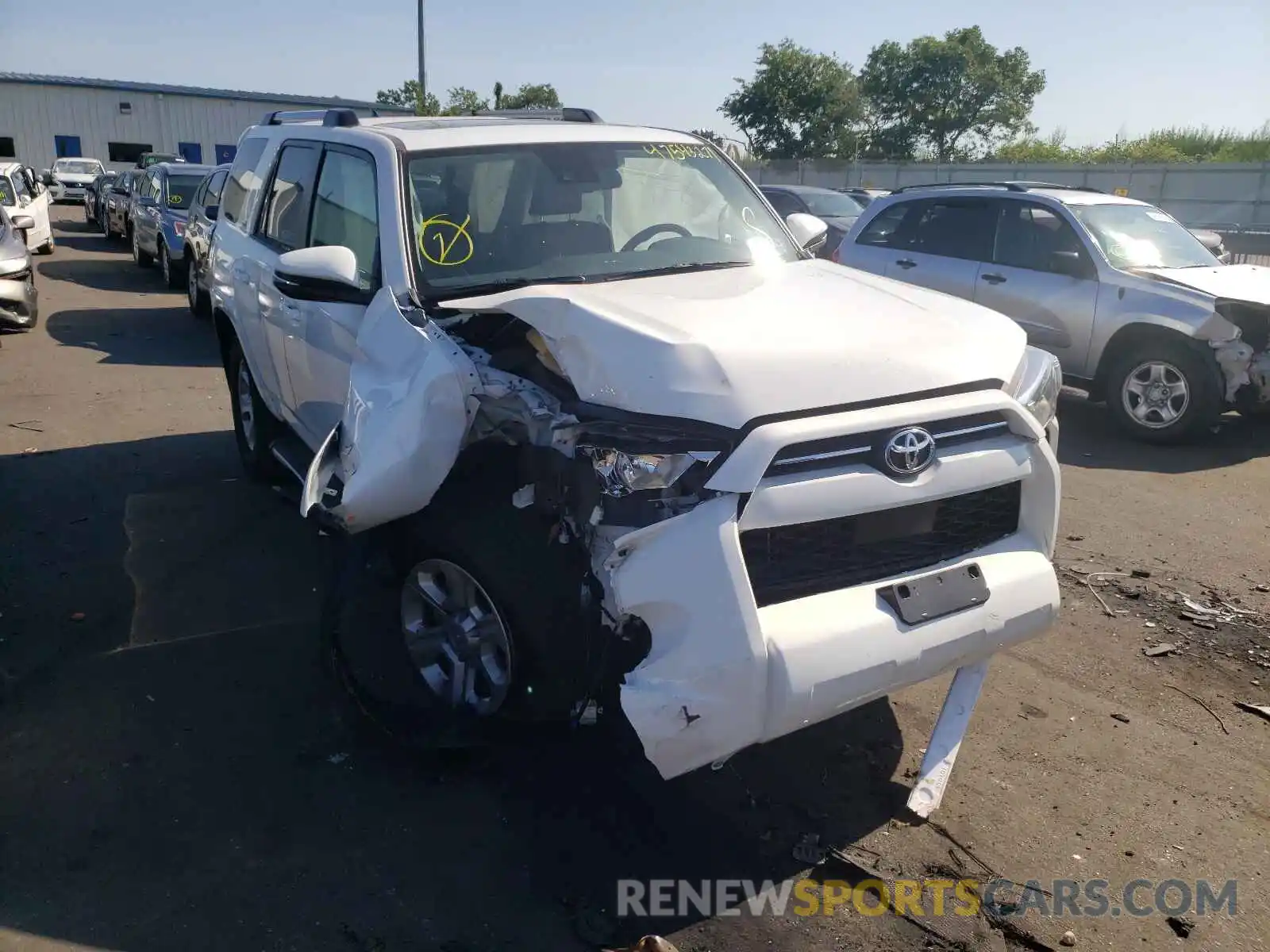 1 Photograph of a damaged car JTENU5JR1M5860370 TOYOTA 4RUNNER 2021