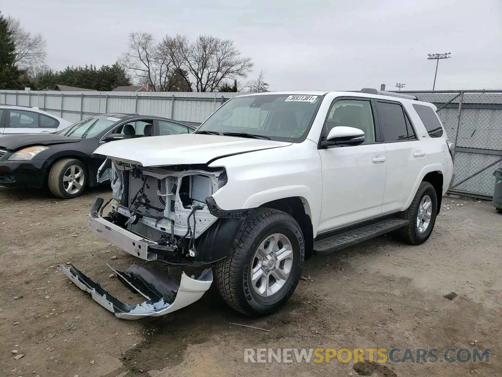 2 Photograph of a damaged car JTENU5JR1M5867299 TOYOTA 4RUNNER 2021