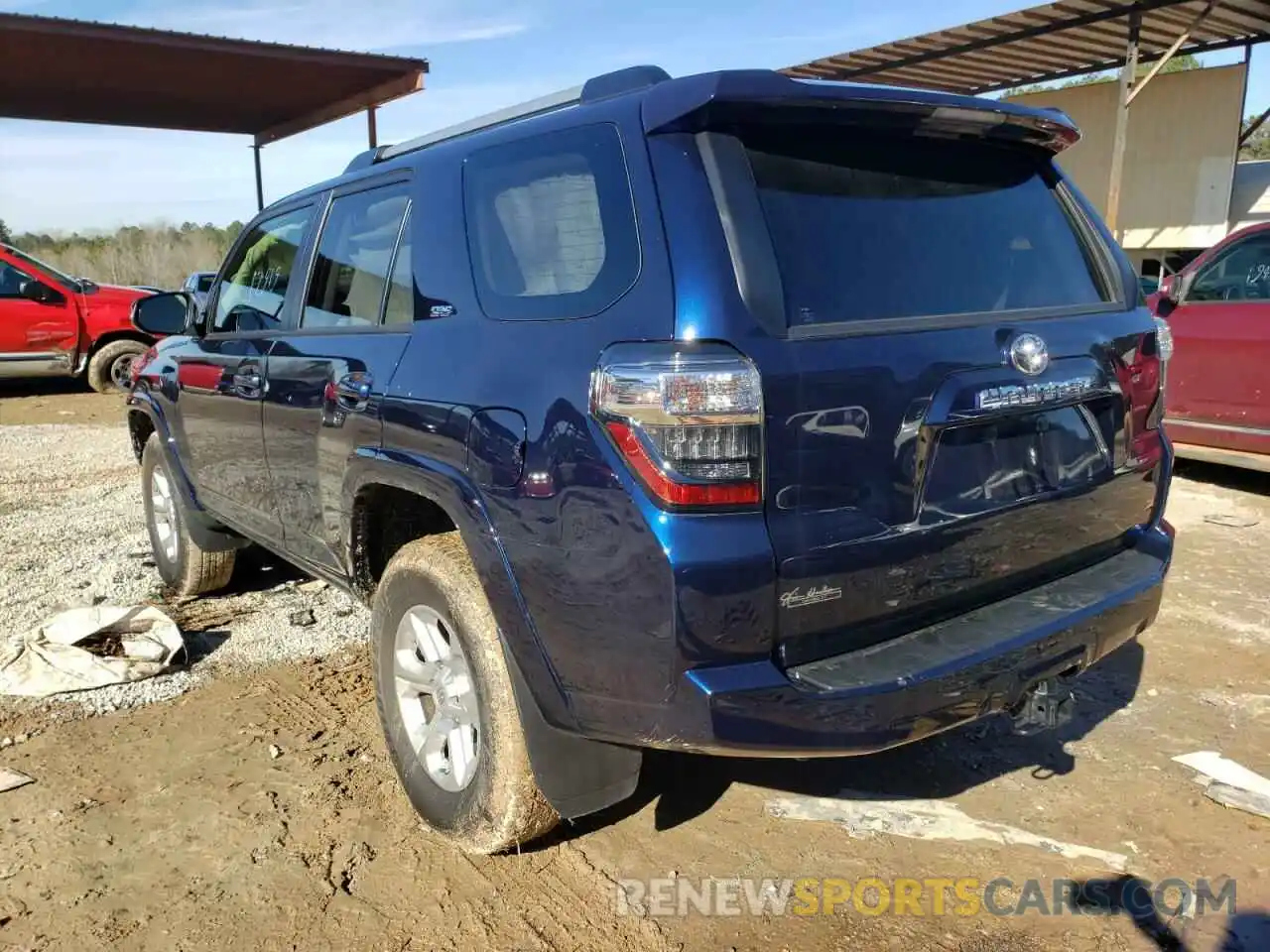 3 Photograph of a damaged car JTENU5JR1M5885477 TOYOTA 4RUNNER 2021