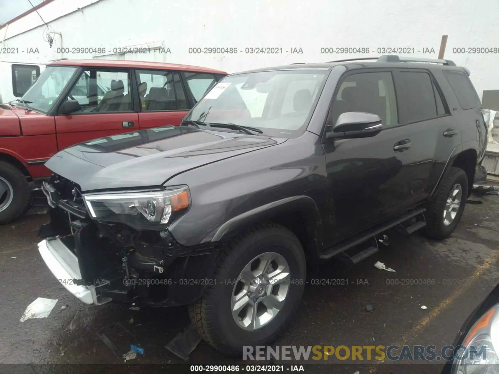 2 Photograph of a damaged car JTENU5JR1M5892784 TOYOTA 4RUNNER 2021