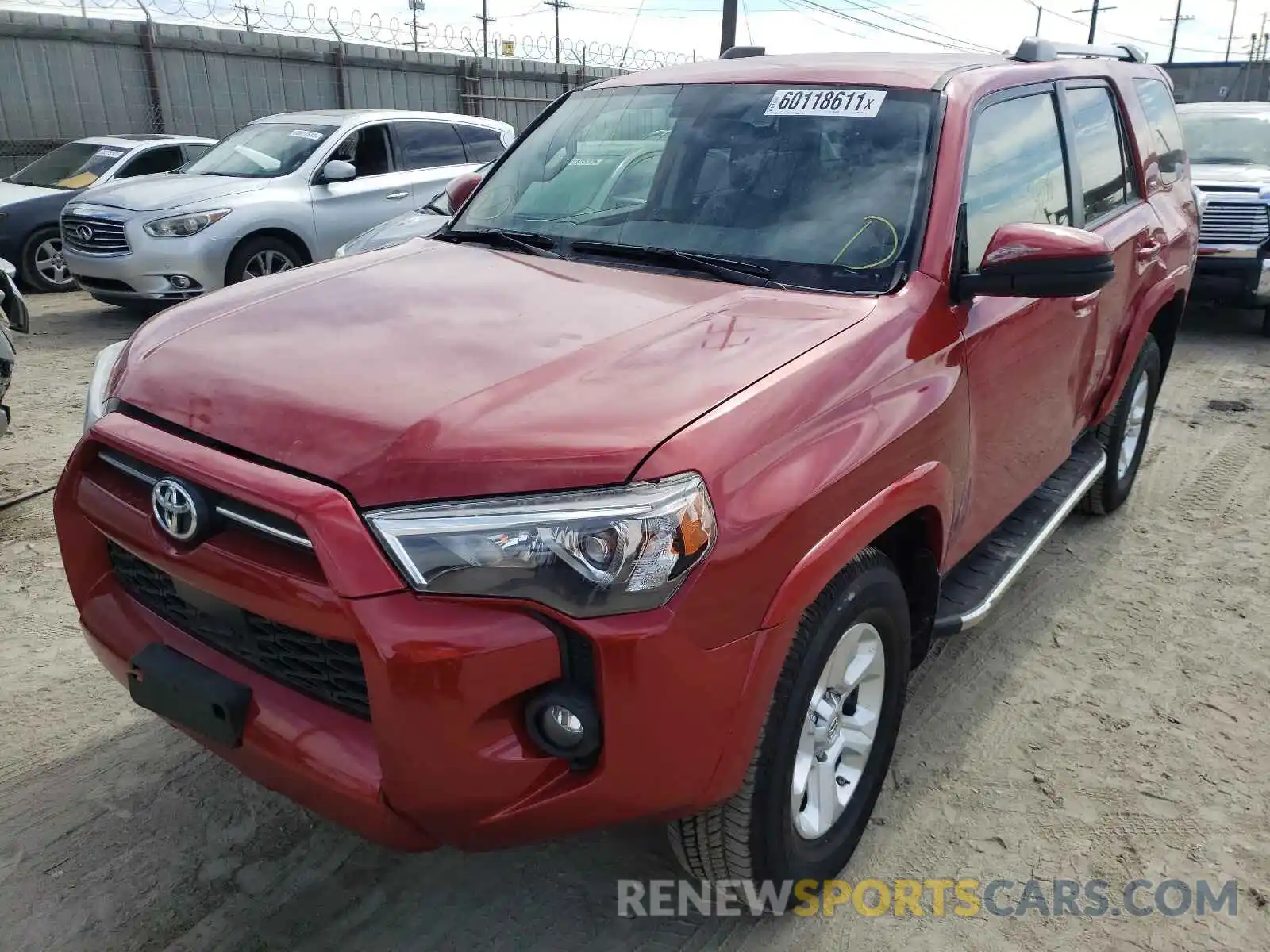 2 Photograph of a damaged car JTENU5JR1M5903931 TOYOTA 4RUNNER 2021