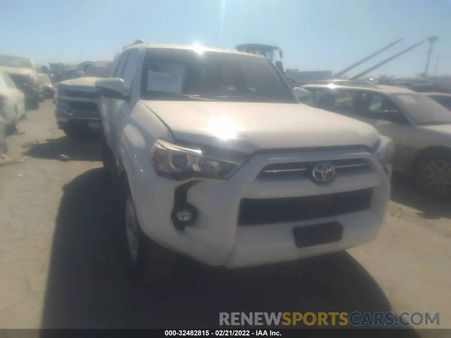 1 Photograph of a damaged car JTENU5JR1M5906974 TOYOTA 4RUNNER 2021